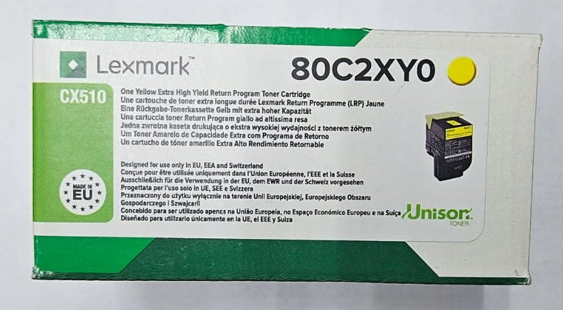 TONER ORIGINAL LEXMARK 80C2XY0 YELLOW
