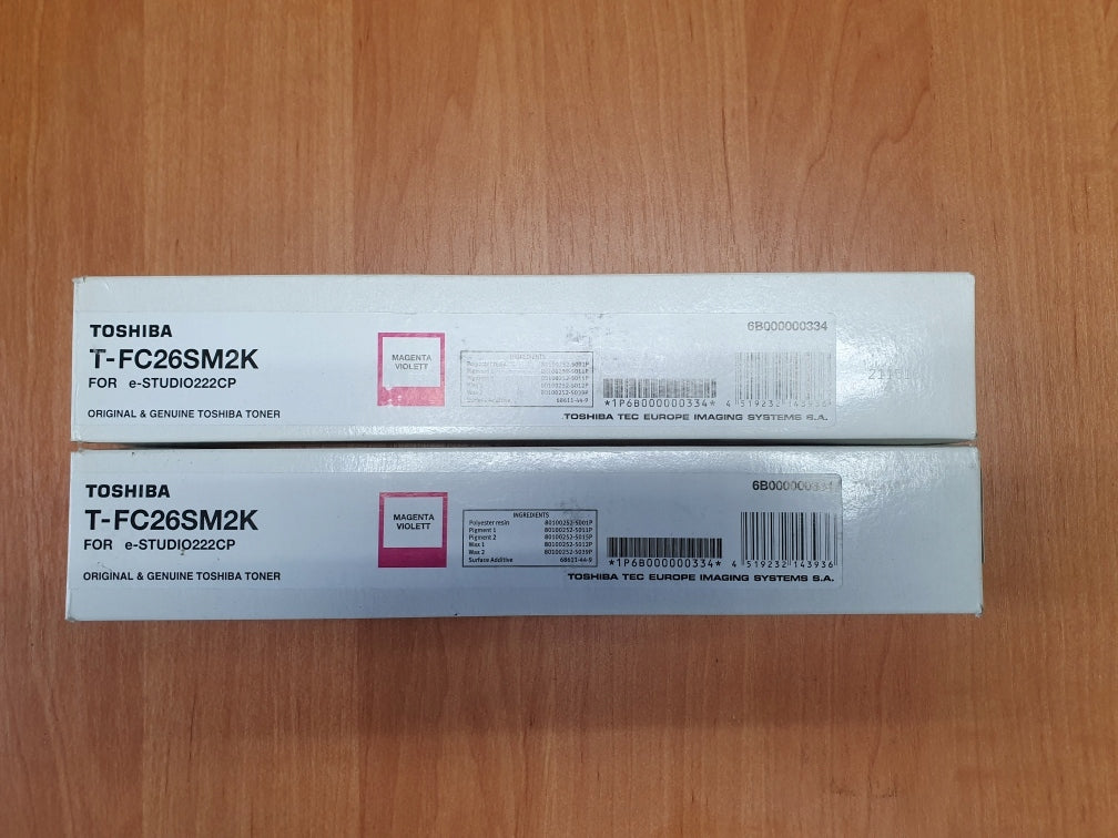 TONER ORIGINAL TOSHIBA T-FC26SM2K RED