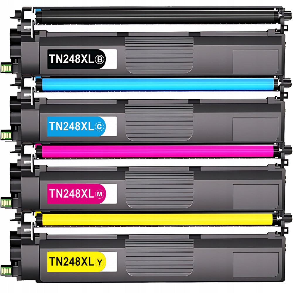 TONER SET XL TN-248 FOR BROTHER DCP-L3520 L3560 L8230 MFC-L3740 CHIP