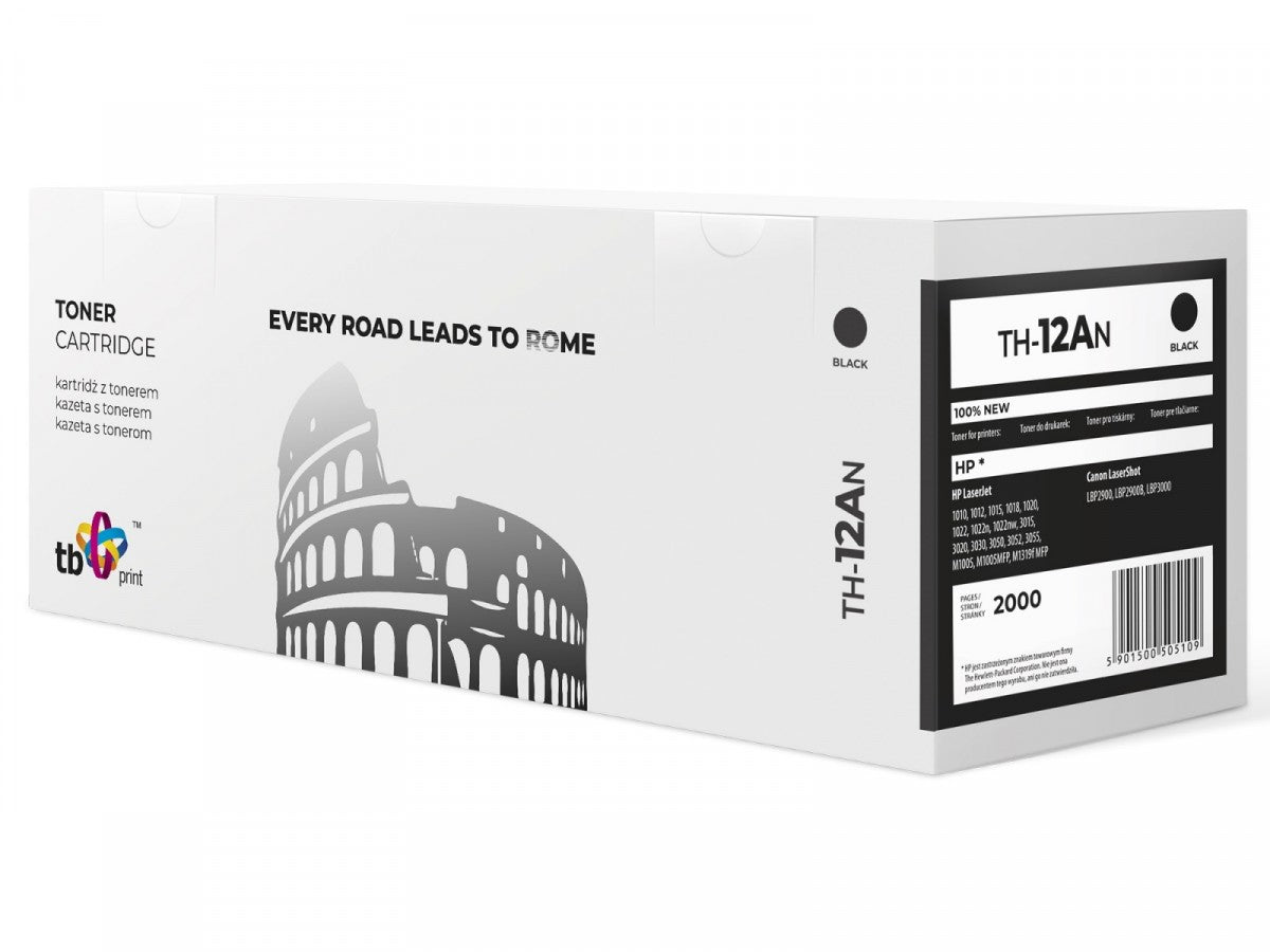 TONER TB PRINT HP Q2612A / 12A TH-12AN BLACK