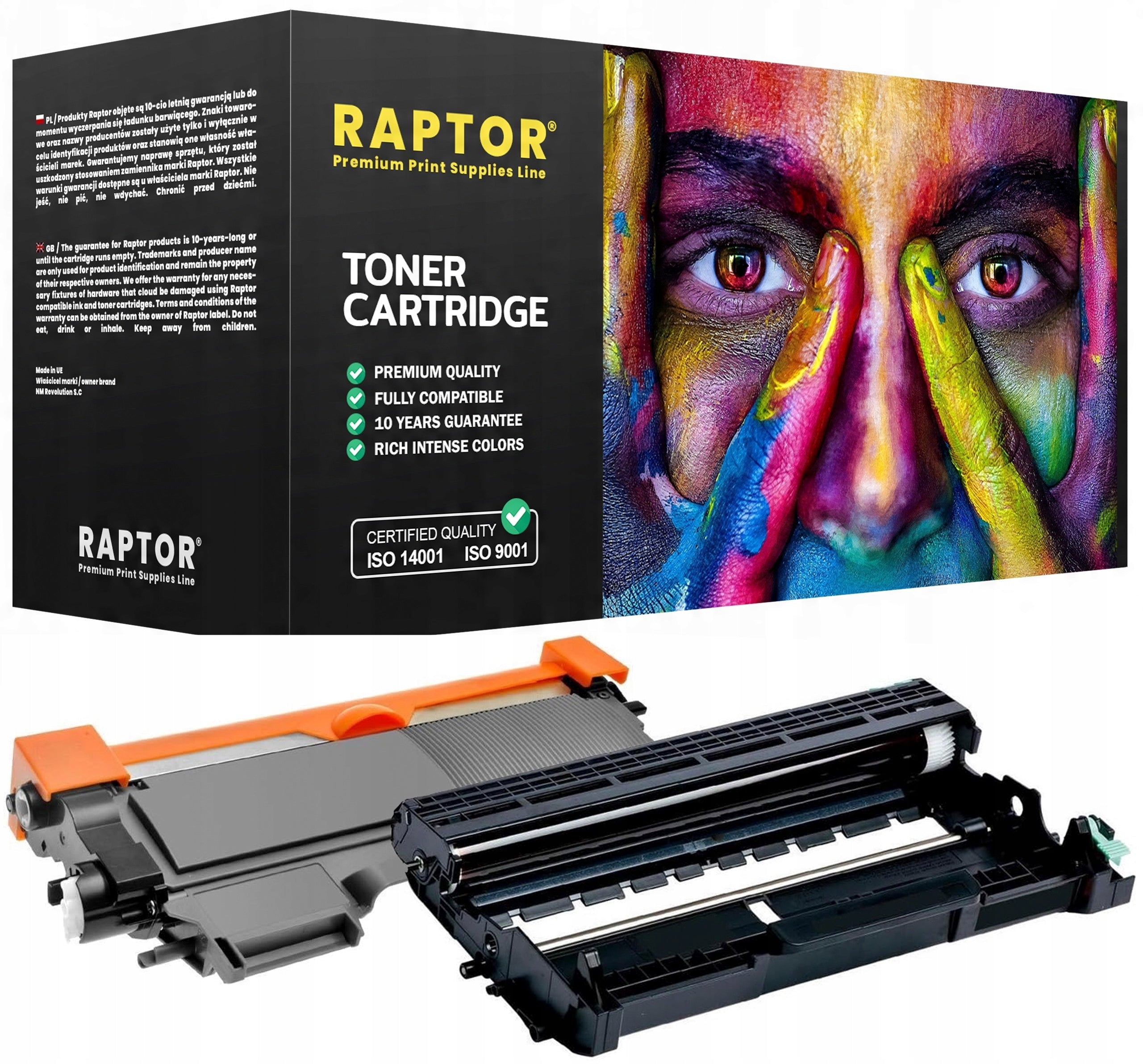 TONER TN-2220 + DRUM DR-2200 FOR BROTHER DCP-7055 DCP-7057 HL-2130 PRINTER