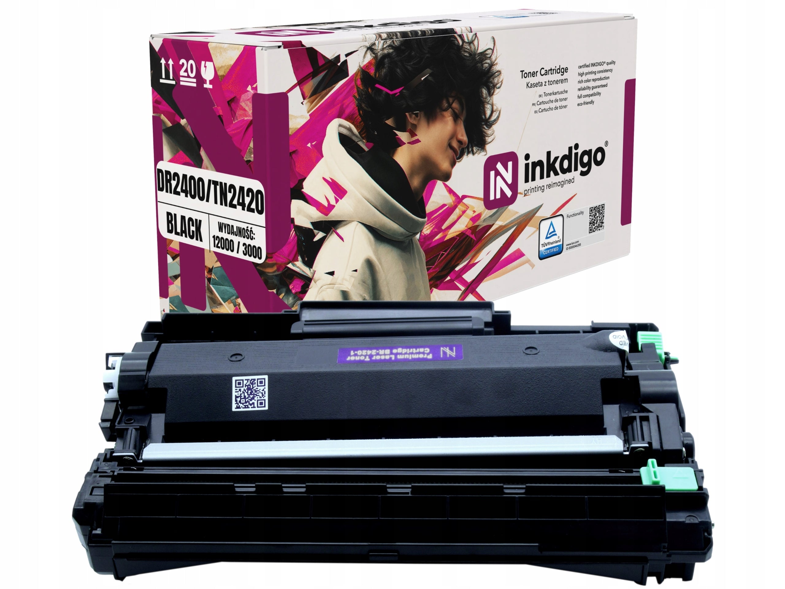 TONER TN2420 + DR2400 DRUM replacement for BROTHER DCP-L2530 DCP-L 2550