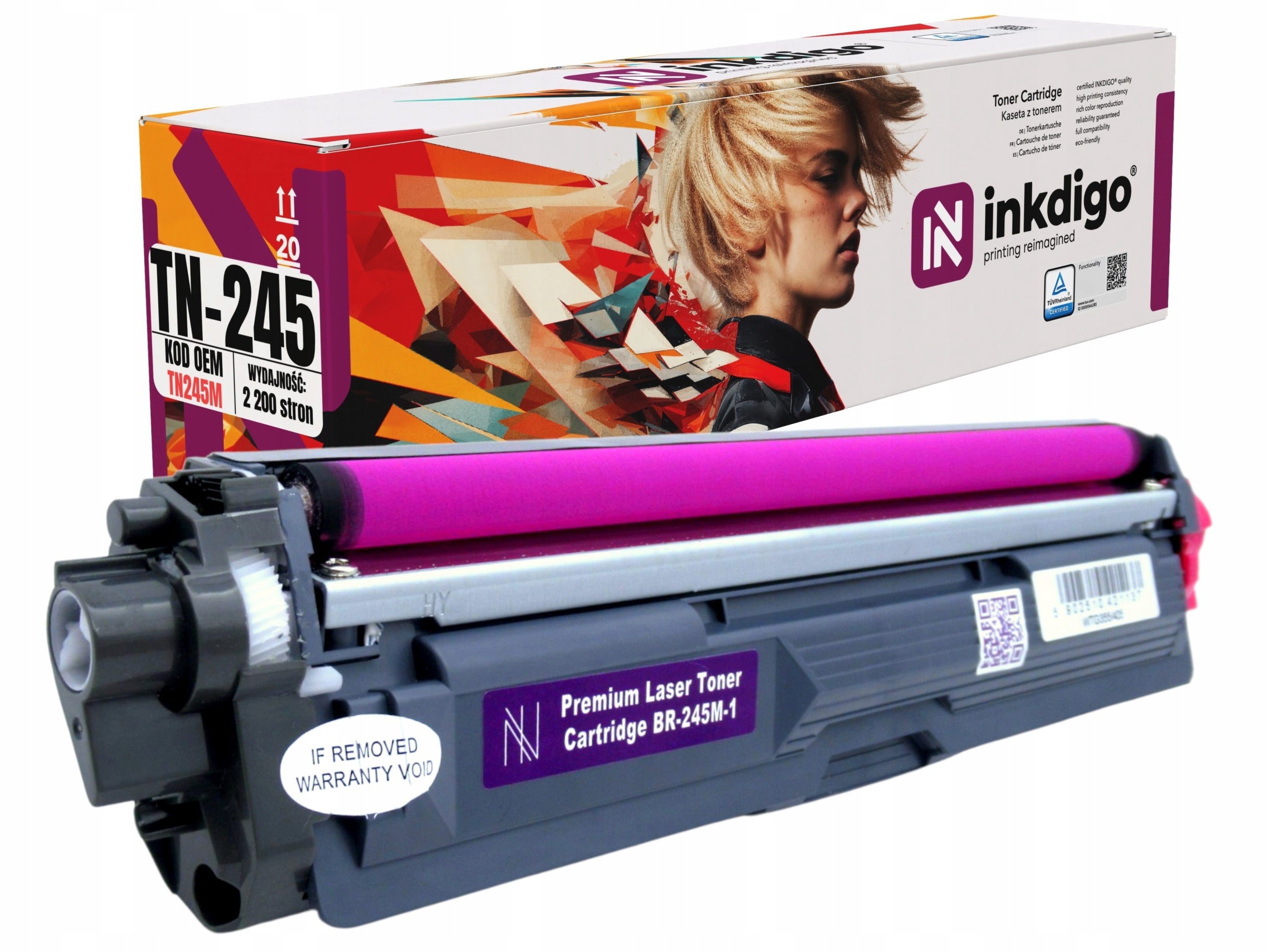 TONER TN245 MAGENTA FOR DCP-9015CDW DCP-9020CDW