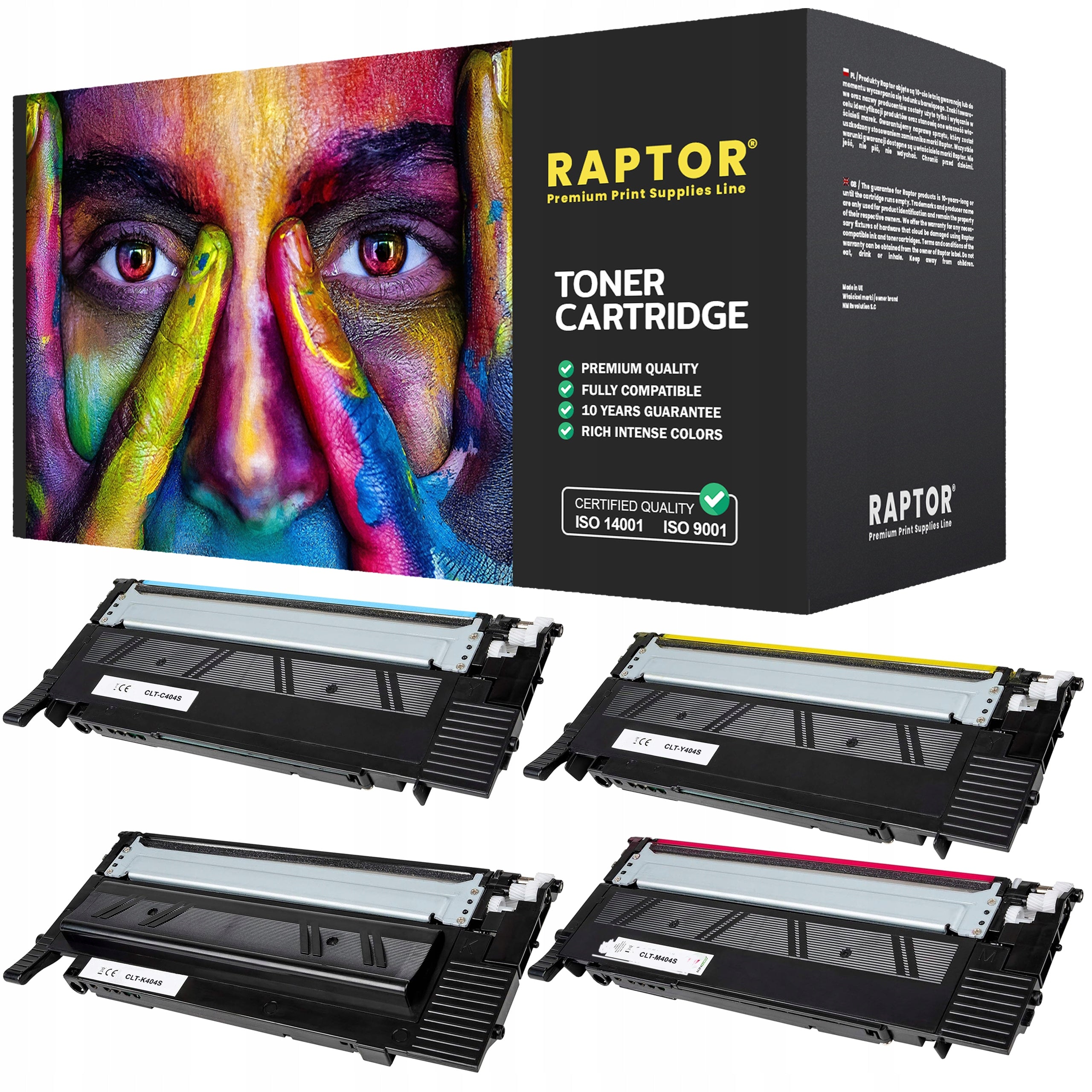 TONER XL CLT-404S FOR SAMSUNG XPRESS C430 C430W C480W C480FW | CMYK