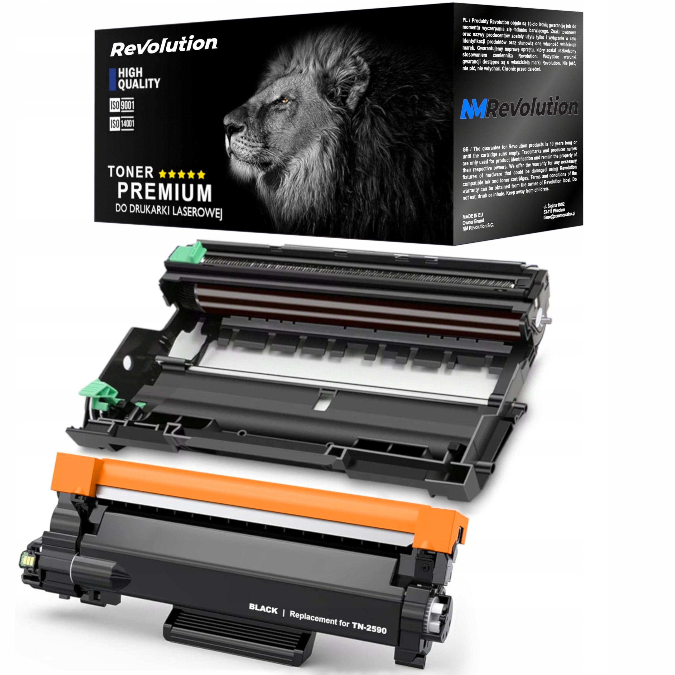 TONER XL + DRUM FOR BROTHER MFC-L2802DW HL-L2442DW HL-L2460DN DCP-L2622DW