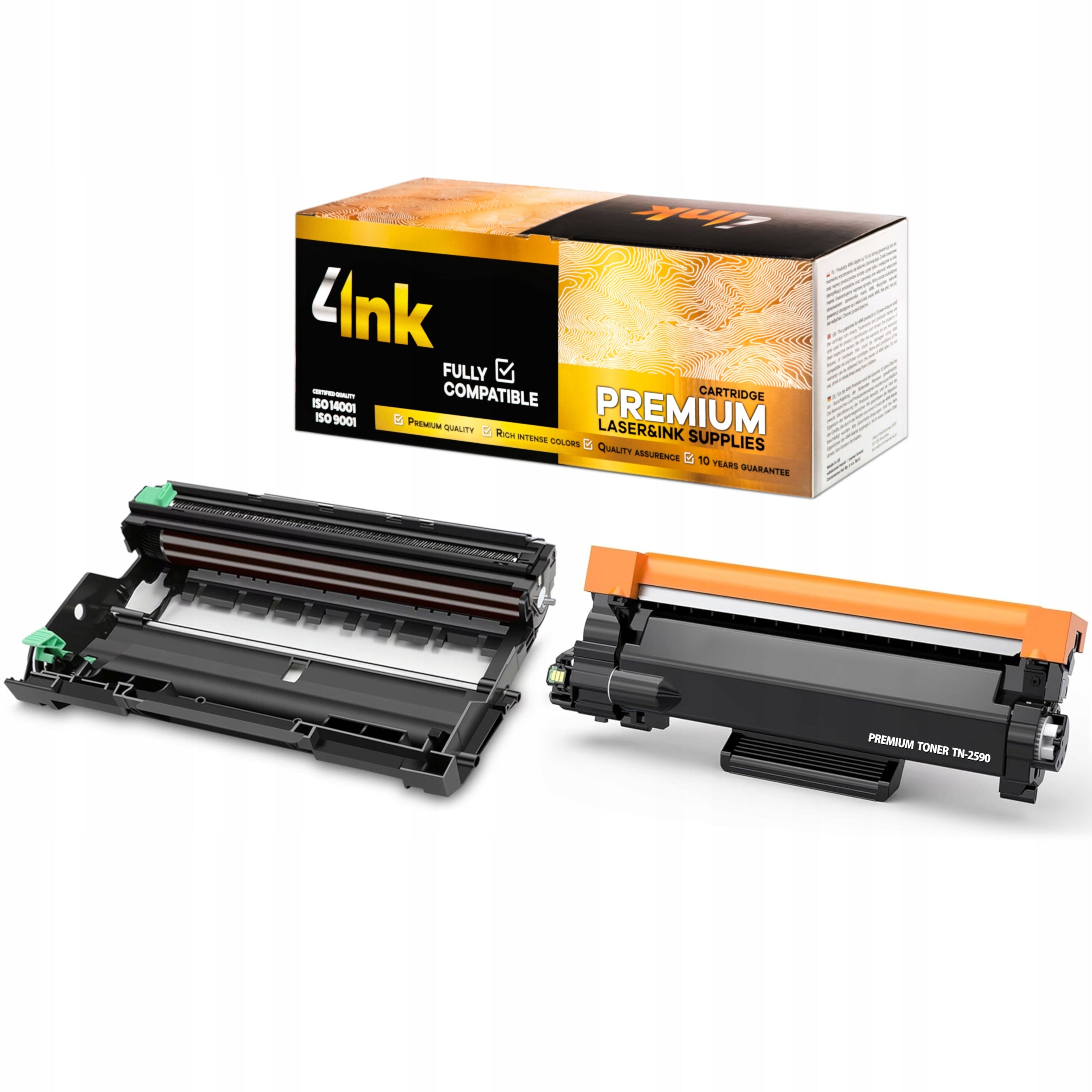 TONER XL + DRUM FOR BROTHER MFC-L2802DW HL-L2442DW HL-L2460DN DCP-L2622DW
