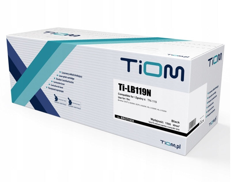 TONER for Brother TN119 TN-119 HL-L1230W HL-L1232W DCP-L1630W DCP-L1632W