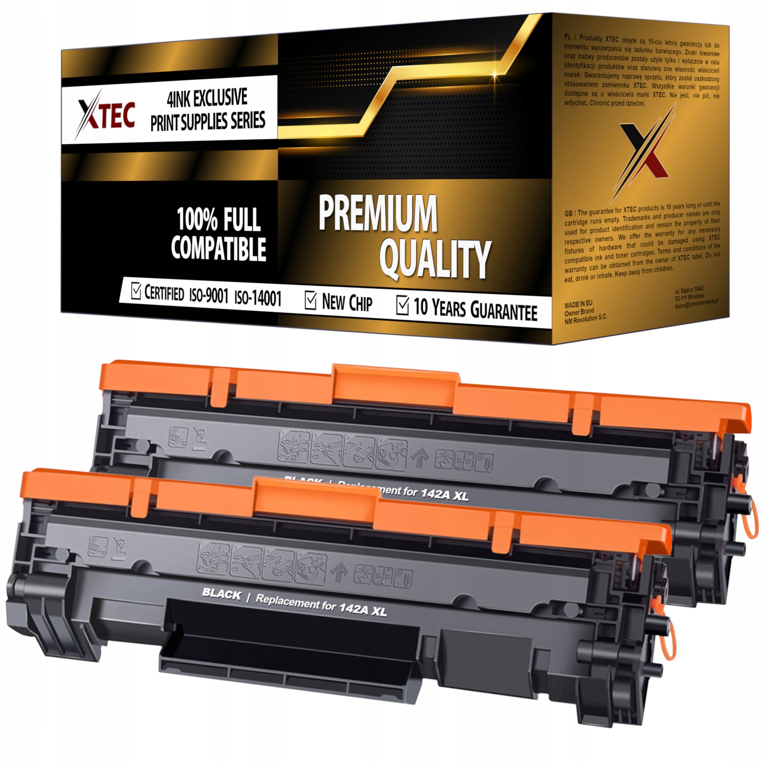 TONERS W1420A 142A XL FOR HP LASERJET M110w MFP M140w PRINTER WITH CHIP