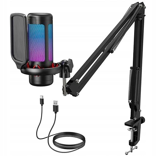 TONOR TC310+ GAMING USB WITH ADJUSTABLE RGB MODES AND BRIGHTNESS