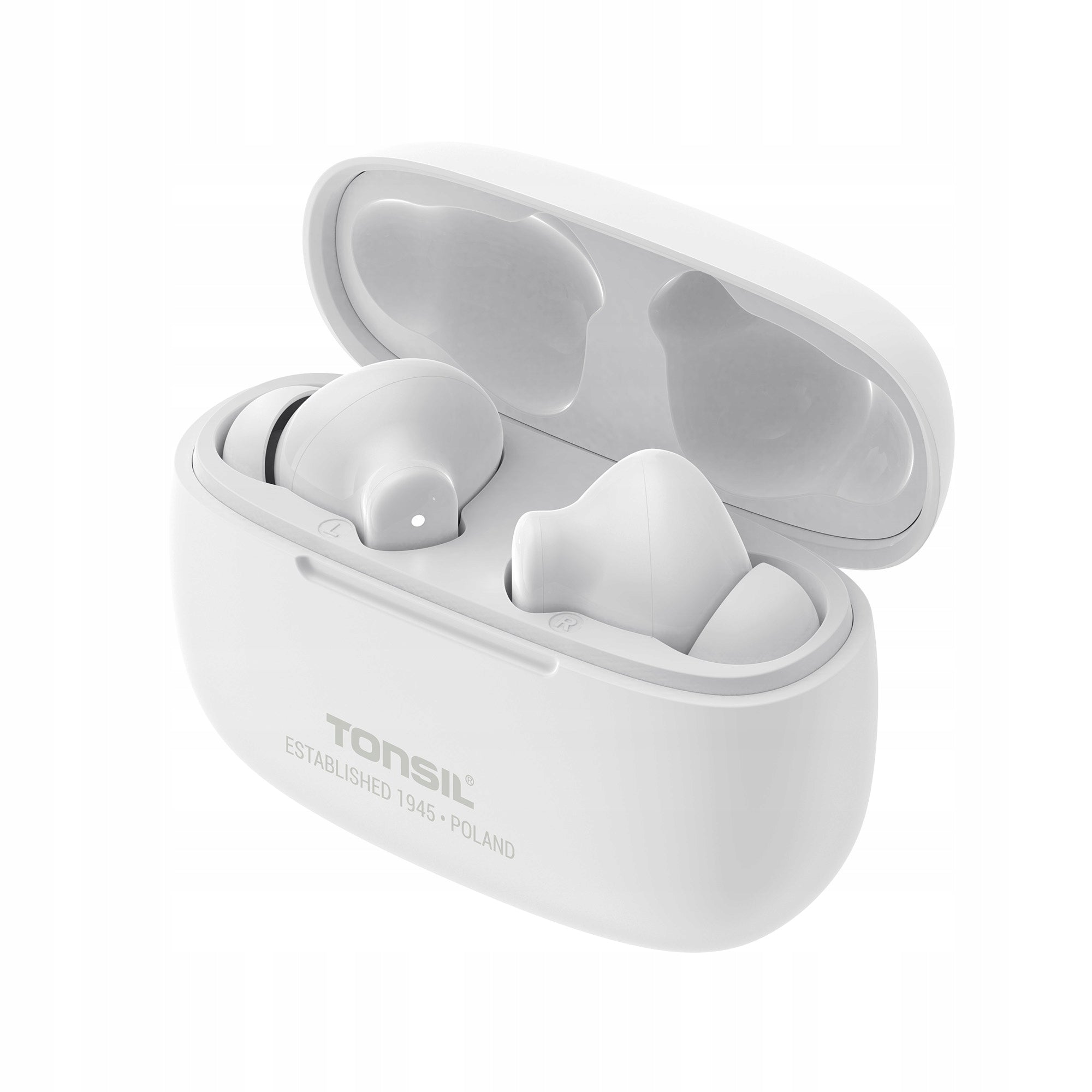 TONSIL T50 BT Wireless Headphones WHITE Bluetooth In-Ear IPX5 V5.3 EAN (GTIN) 5904209576722