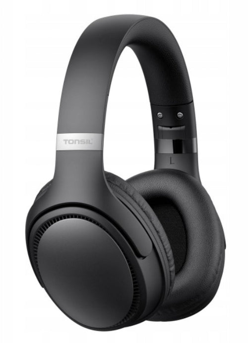 TONSIL WIRELESS EAR HEADPHONES LONG OPERATION BLUETOOTH BLACK Manufacturer code mocne i bezprzewodowe bluetooth słuchawki