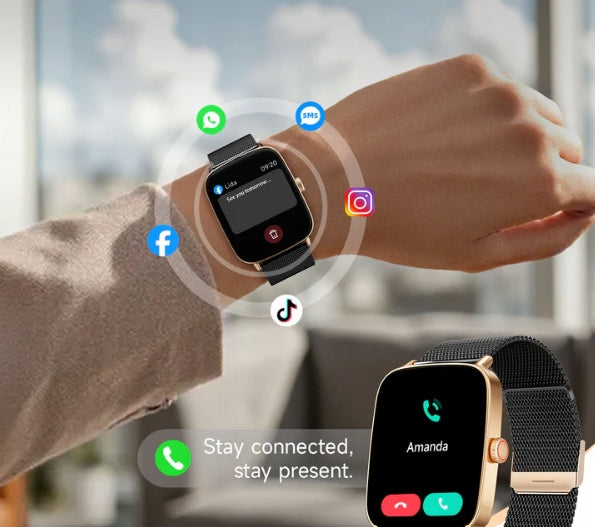 TOOBUR Women's Smartwatch Fitness Pedometer 100+ Sports Modes Brand no brand