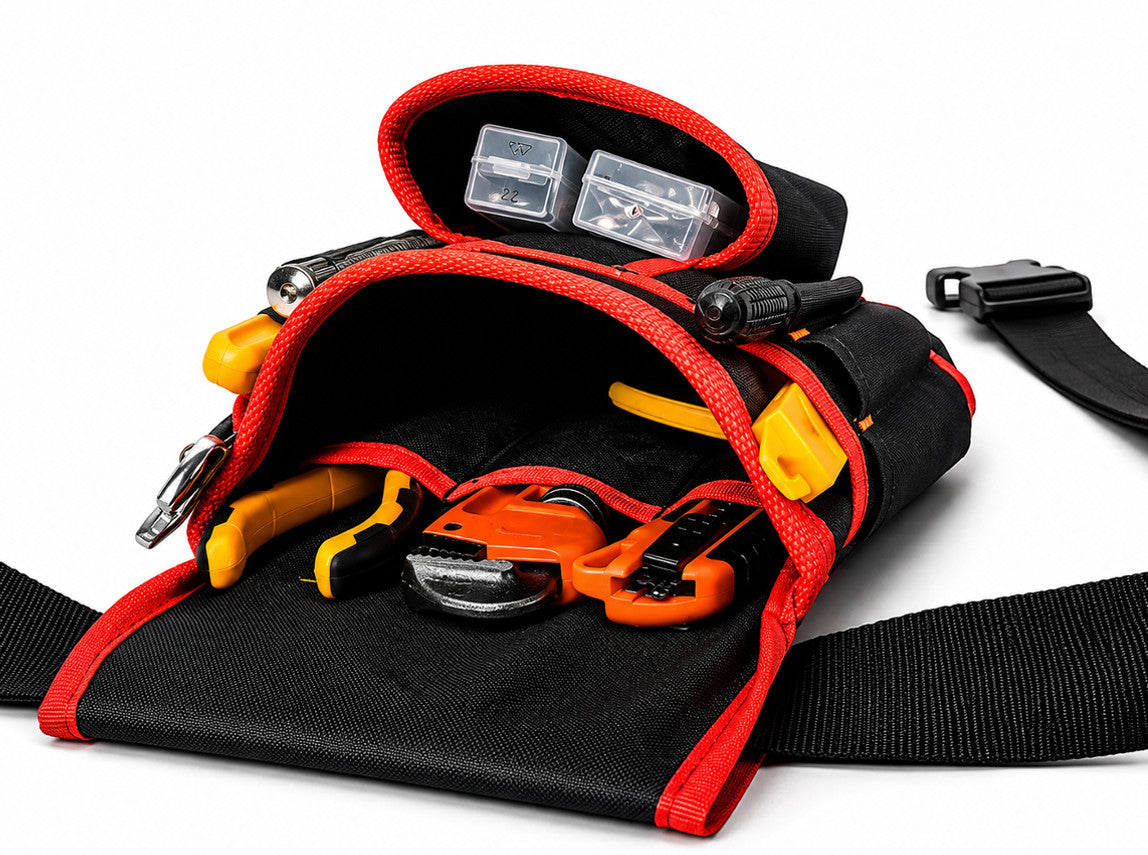 TOOL ASSEMBLY BELT FOR CONSTRUCTION TOOLS ADJUSTABLE 22 POCKETS Number of pockets 22