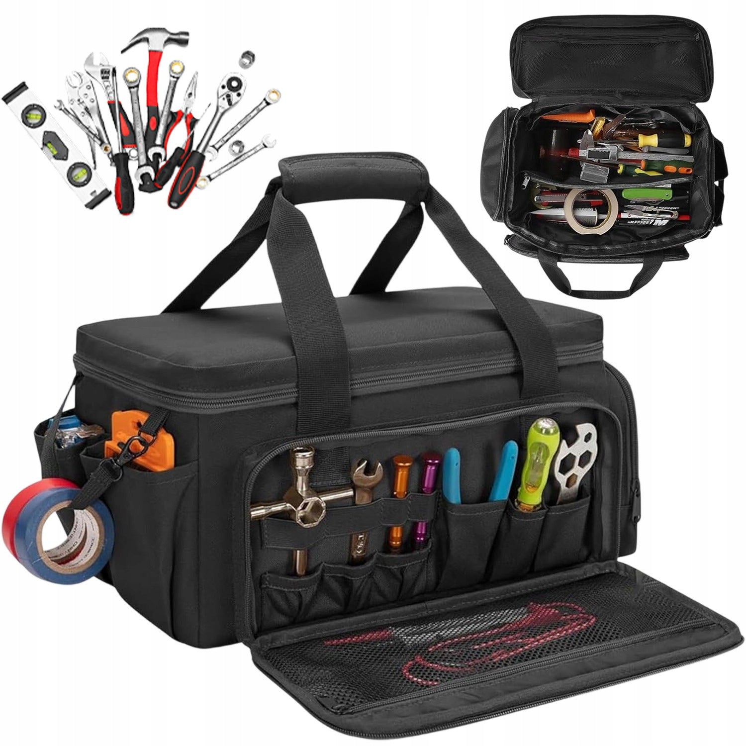 TOOL BAG MULTIPLE POCKETS OXFORD FABRIC DURABLE AND WATERPROOF Manufacturer code YT-7435