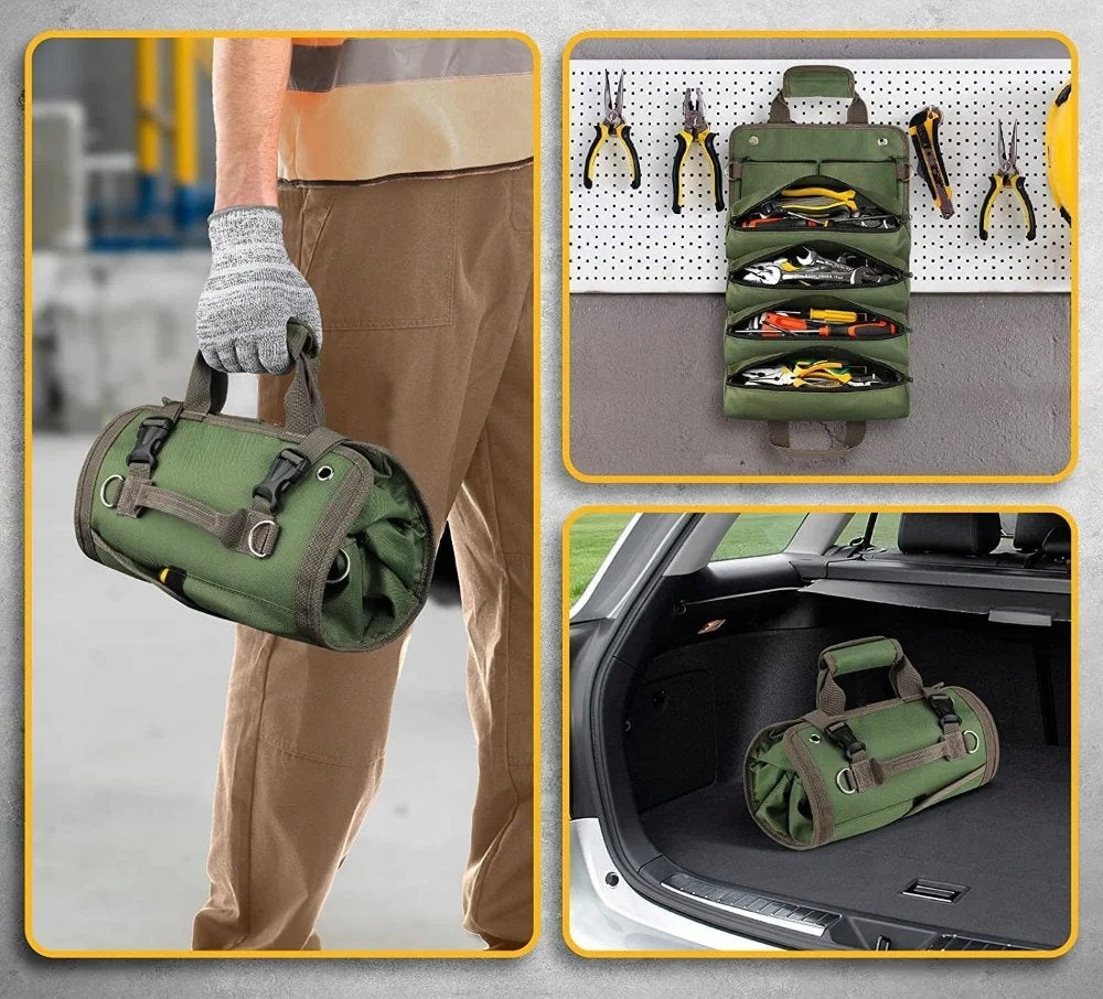 TOOL BAG ORGANIZER RETRACTABLE 2in1 SUSPENDED MOTORHOME WORKSHOP GARAGE Manufacturer code 44046