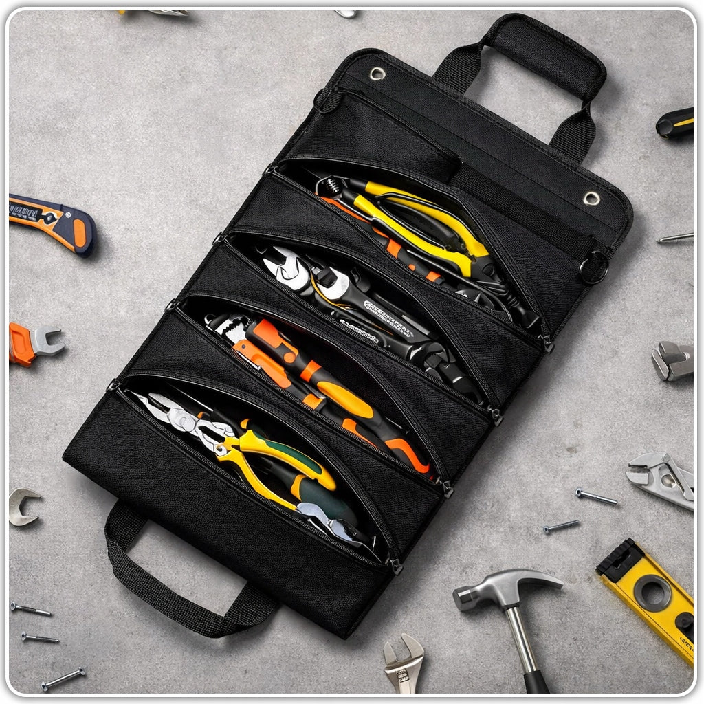 TOOL BAG ORGANIZER RETRACTABLE 2in1 SUSPENDED MOTORHOME WORKSHOP etc. Brand no brand