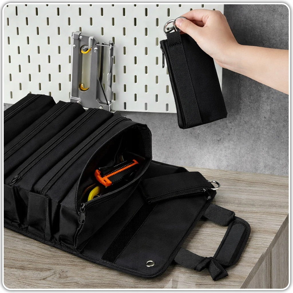 TOOL BAG ORGANIZER RETRACTABLE 2in1 SUSPENDED MOTORHOME WORKSHOP etc. Manufacturer code 1528KK