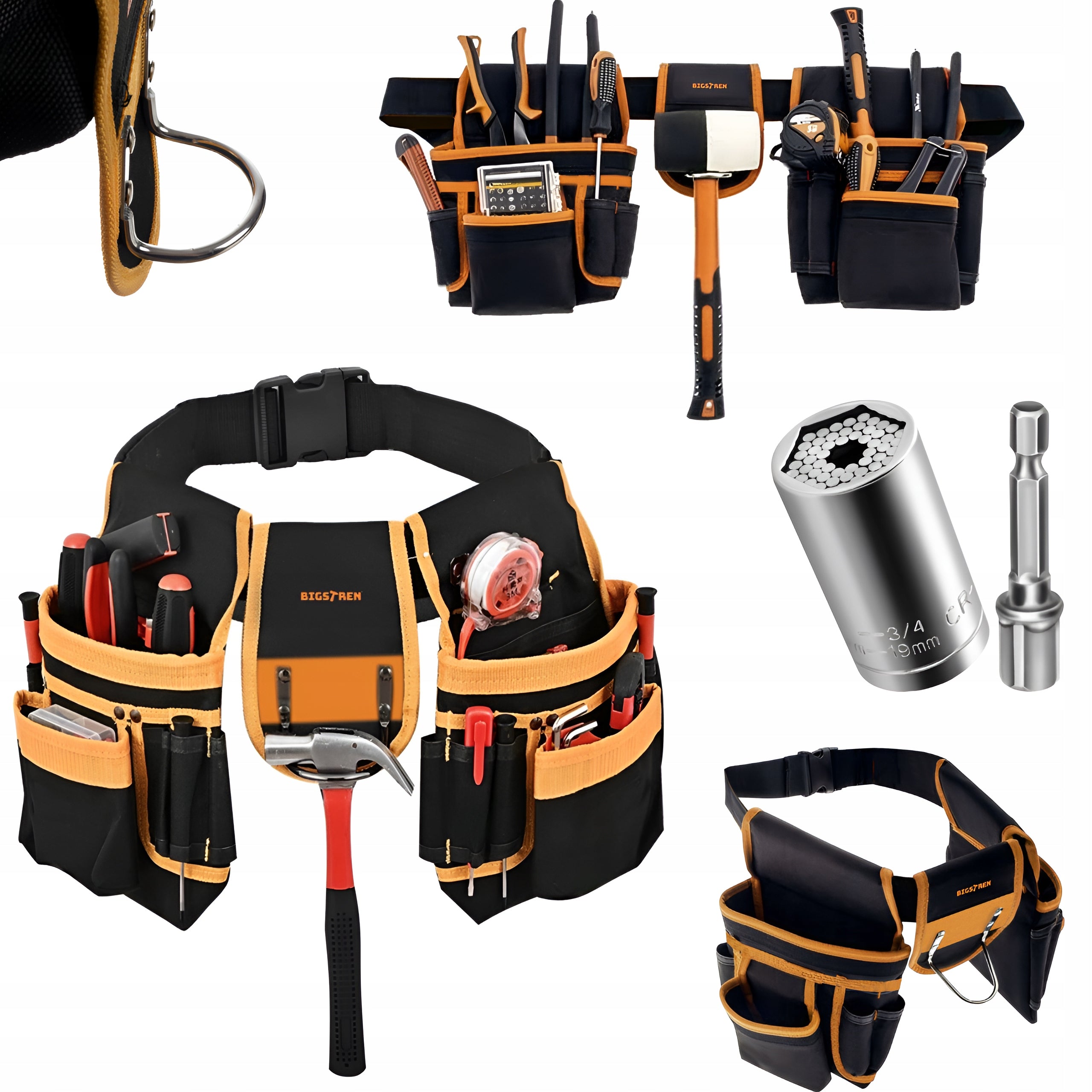 TOOL BELT FOR ROOFING CARPENTRY ASSEMBLY TOOLS Manufacturer code 6TL0825RD34