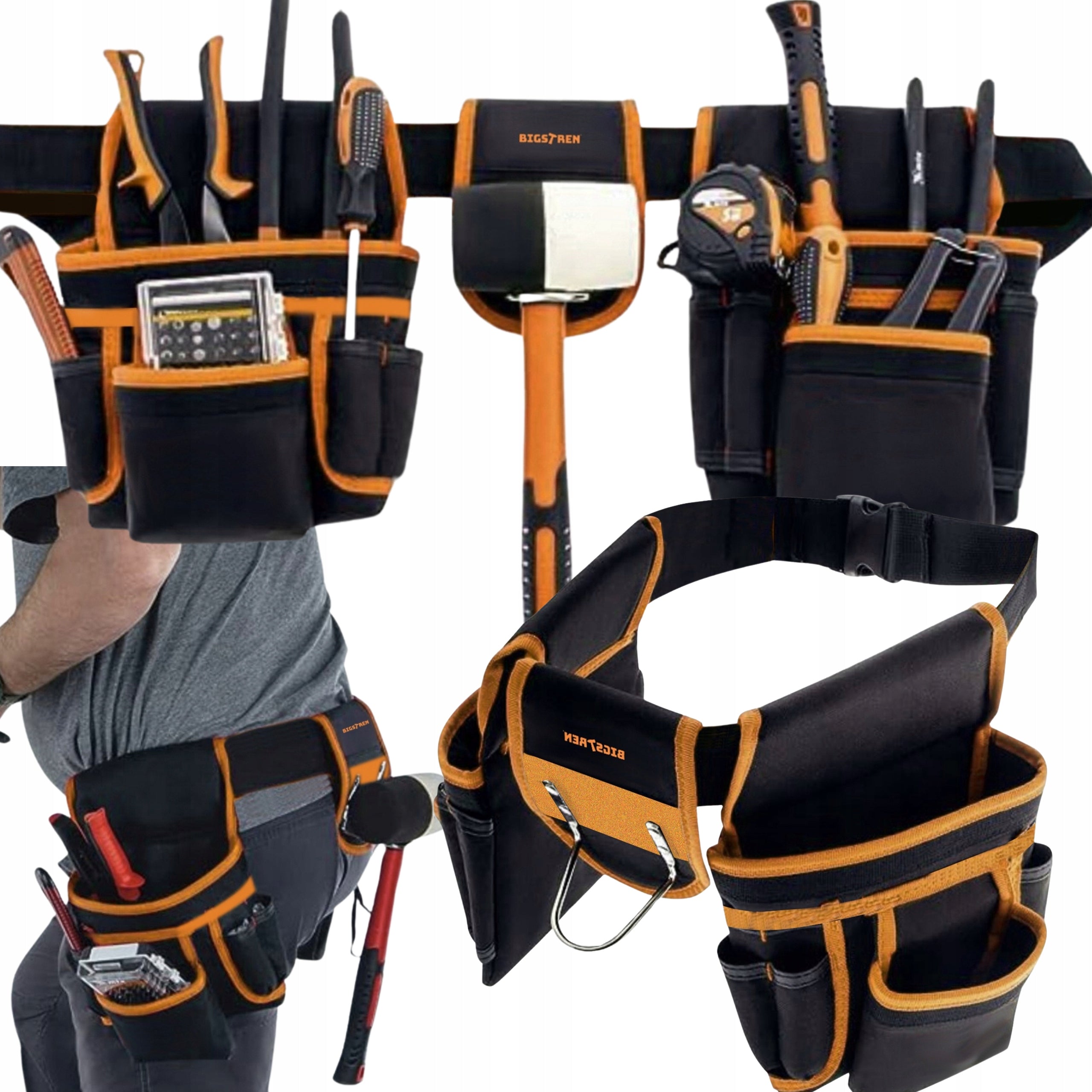 TOOL BELT ORGANIZER POCKETS FOR THE PROFESSIONAL Packaging status original