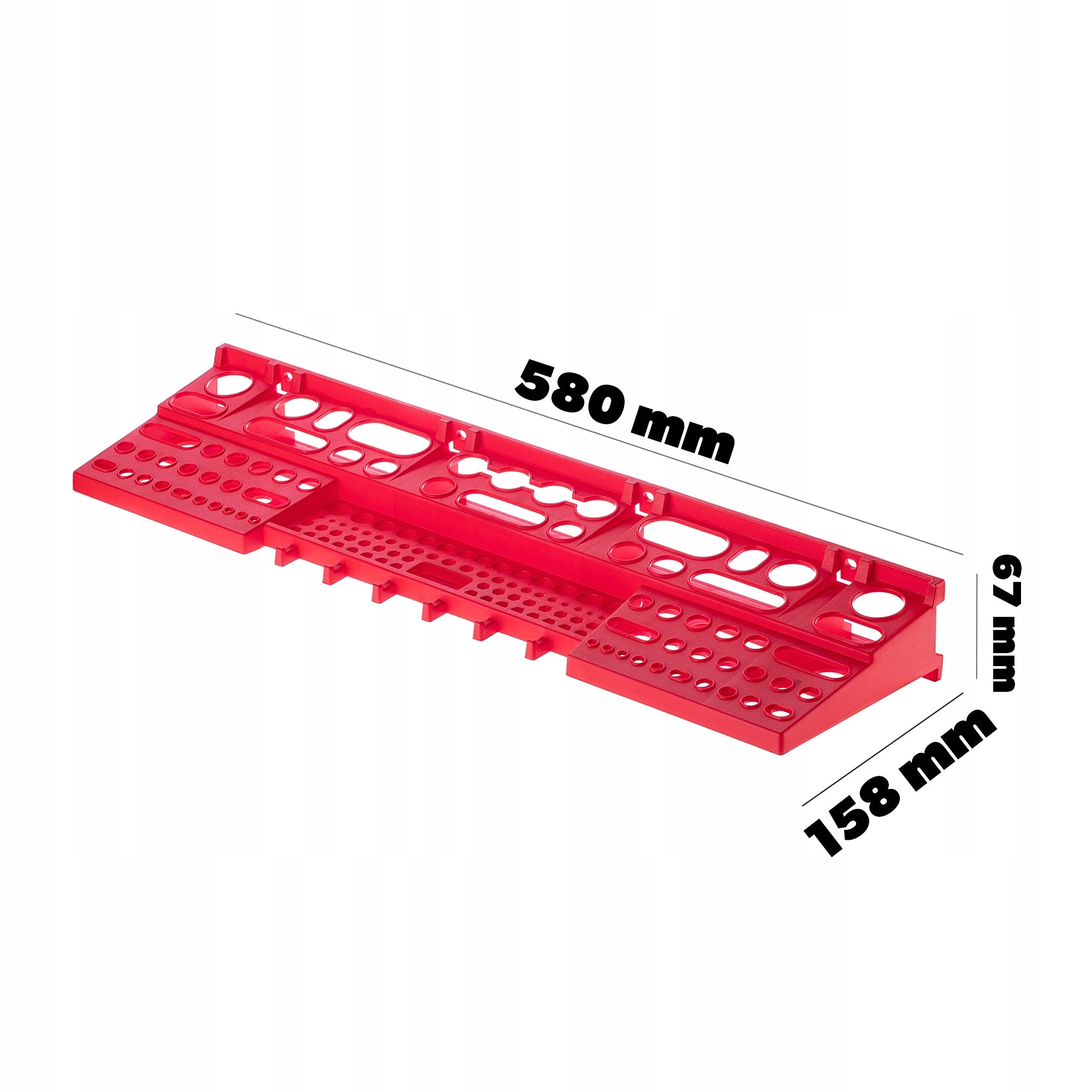 TOOL BOARD 232x78cm WORKSHOP WALL GARAGE FOR TOOLS 140EL Product height 78 cm