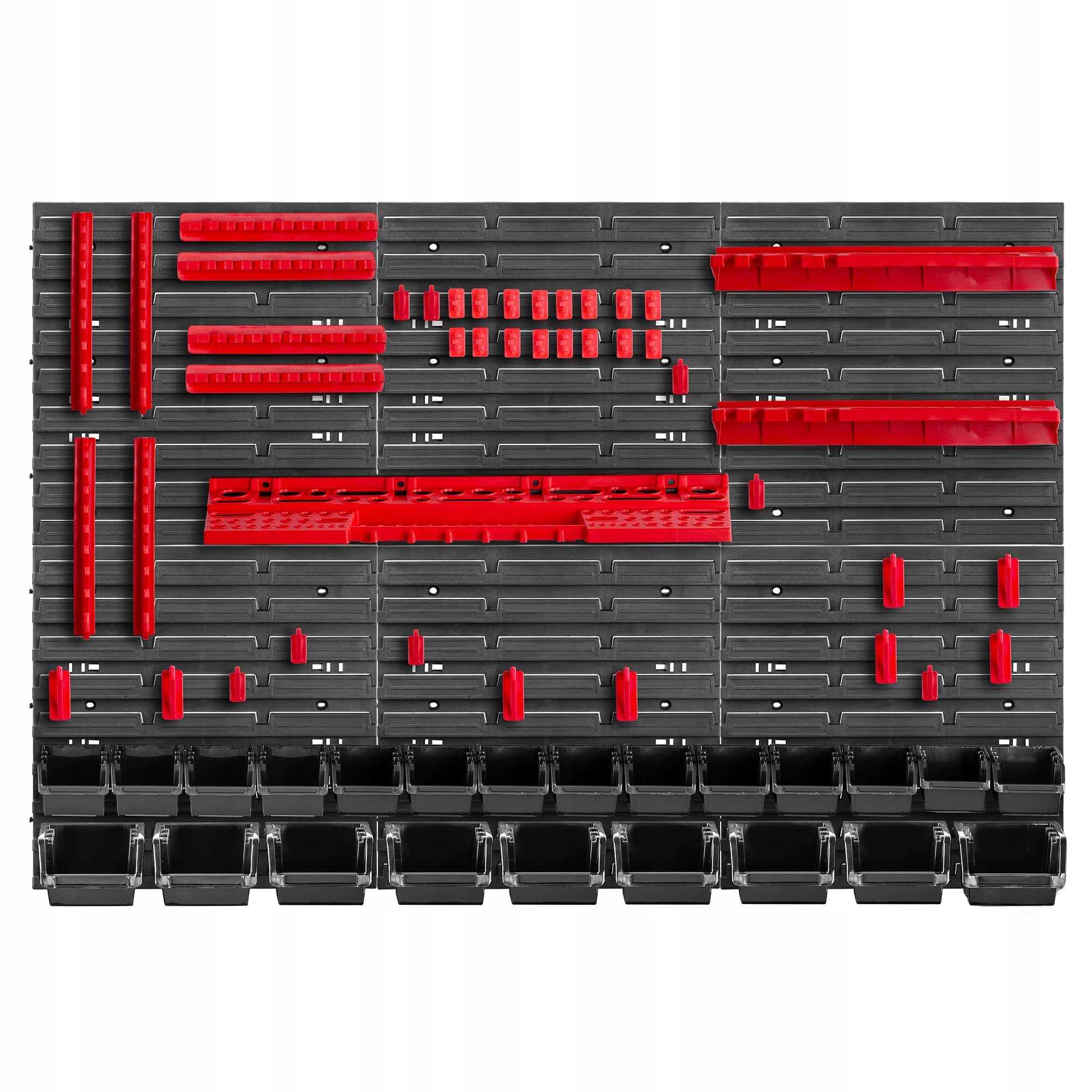 TOOL BOARD WALL FOR TOOLS 117x78cm 66EL WORKSHOP BOOKCASE GARAGE Color black