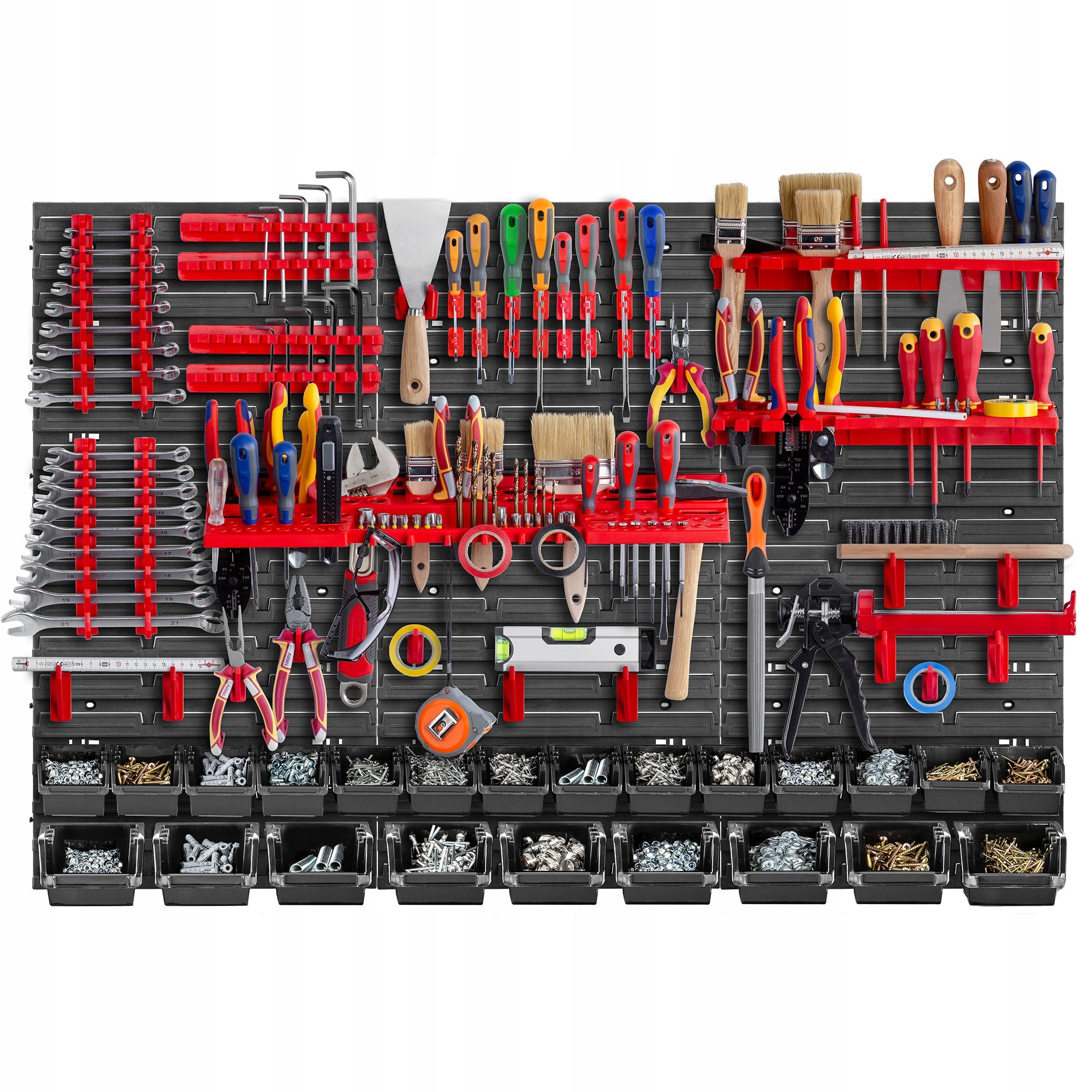 TOOL BOARD WALL FOR TOOLS 117x78cm 66EL WORKSHOP BOOKCASE GARAGE Product height 78 cm