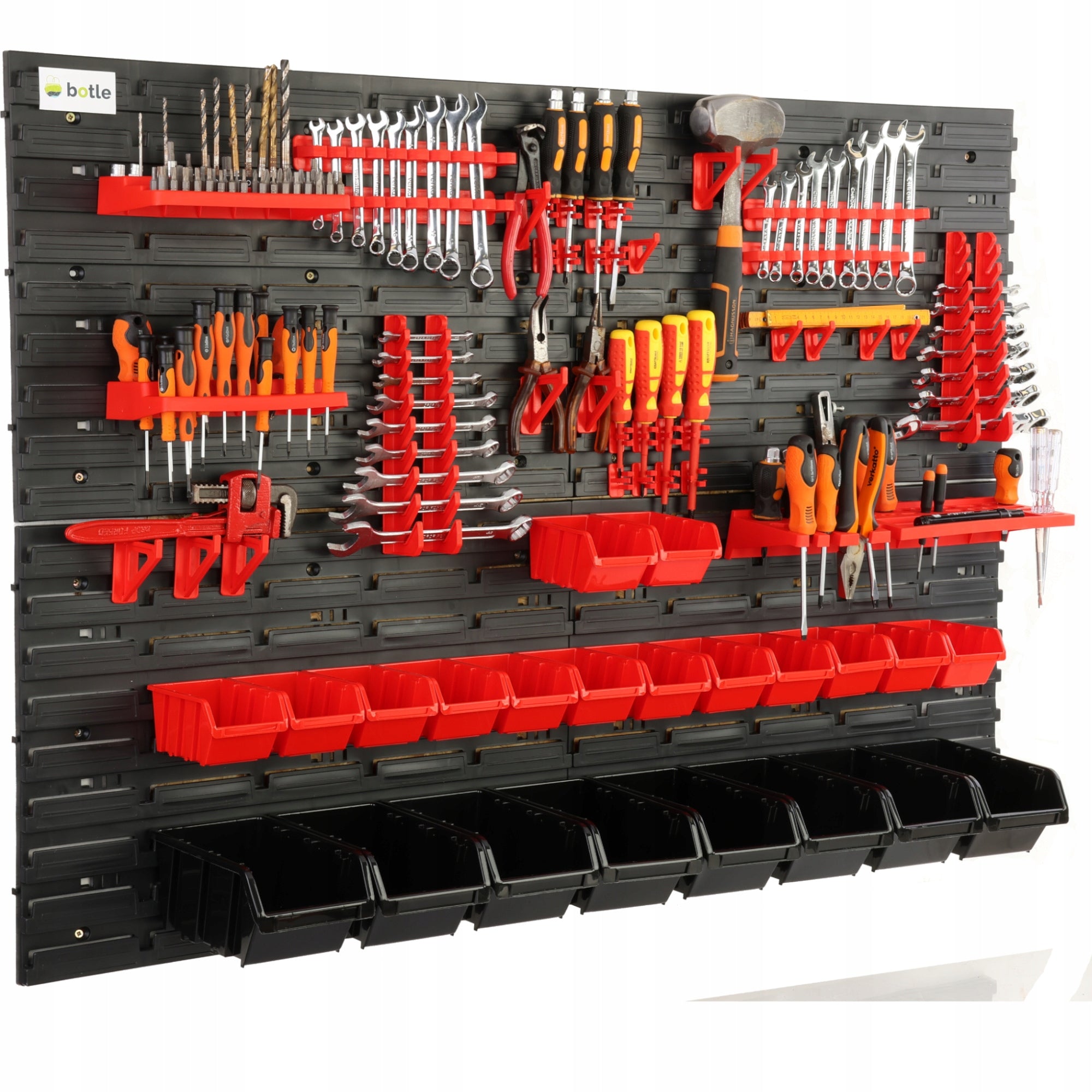 TOOL BOARD WORKSHOP WALL 115X78 CM 22 CUVETTES GARAGE BOOKCASE