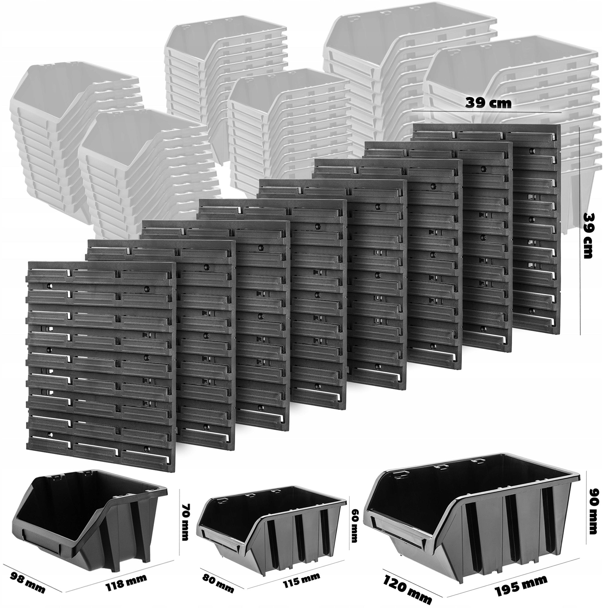 TOOL BOARD WORKSHOP WALL 156x78cm 95EL HANDLES LITTER BOXES GARAGE Kind pegboard