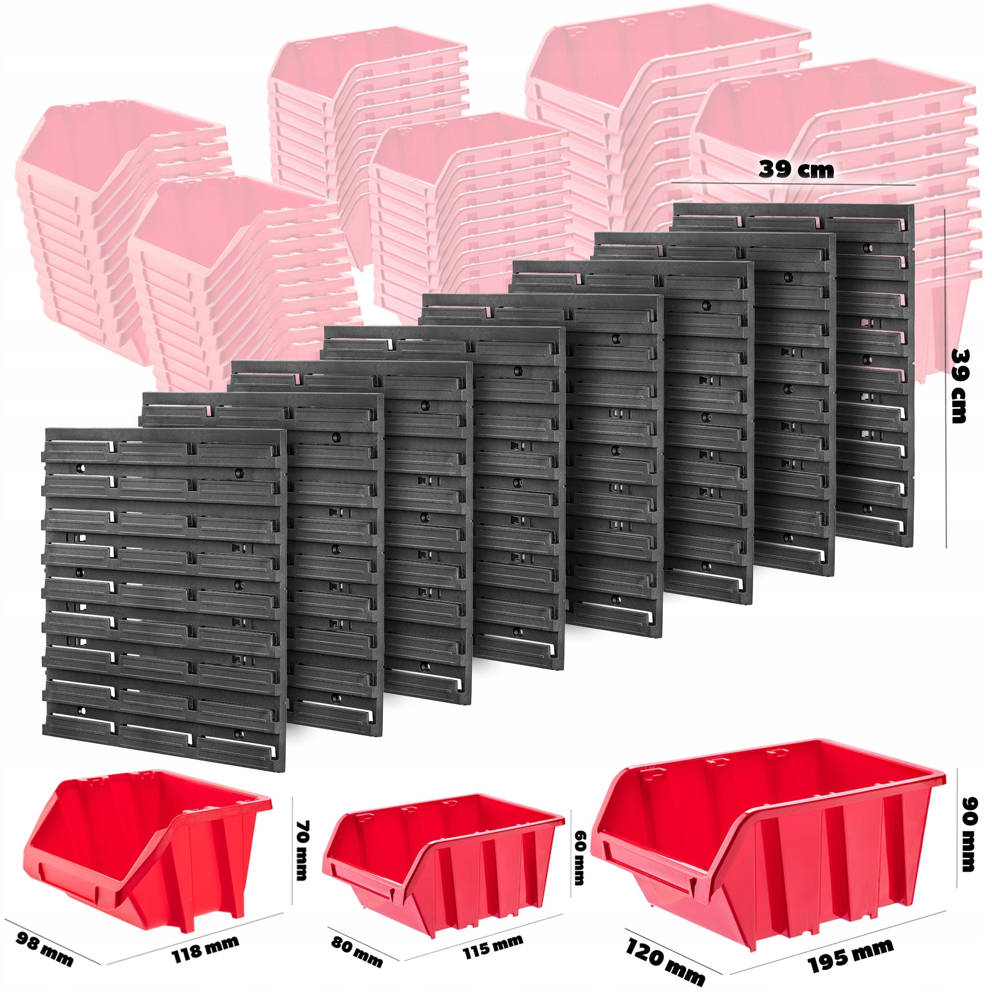 TOOL BOARD WORKSHOP WALL 156x78cm 95EL HANDLES LITTER BOXES GARAGE Kind pegboard