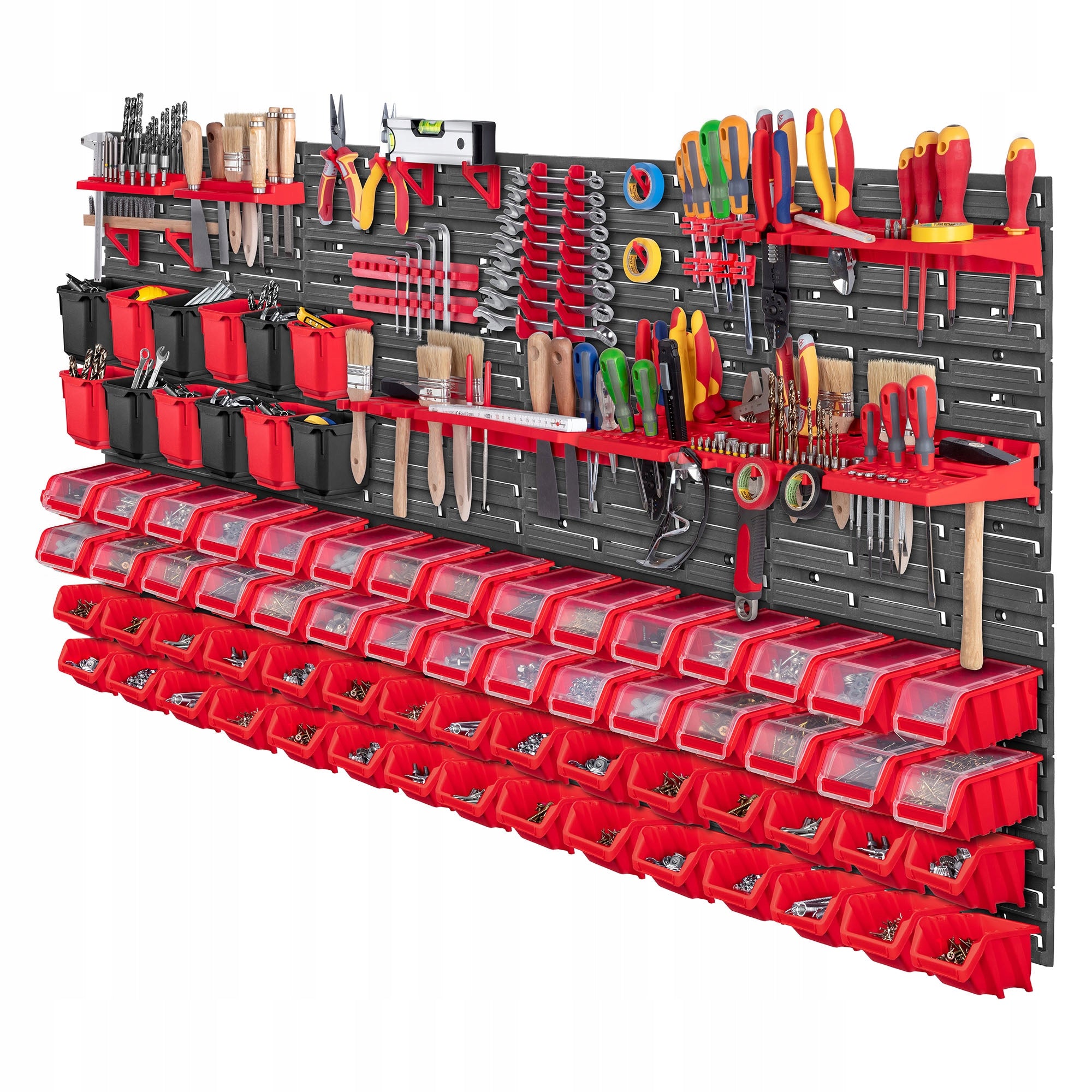 TOOL BOARD WORKSHOP WALL 156x78cm 97EL HANDLES LITTER BOX GARAGE