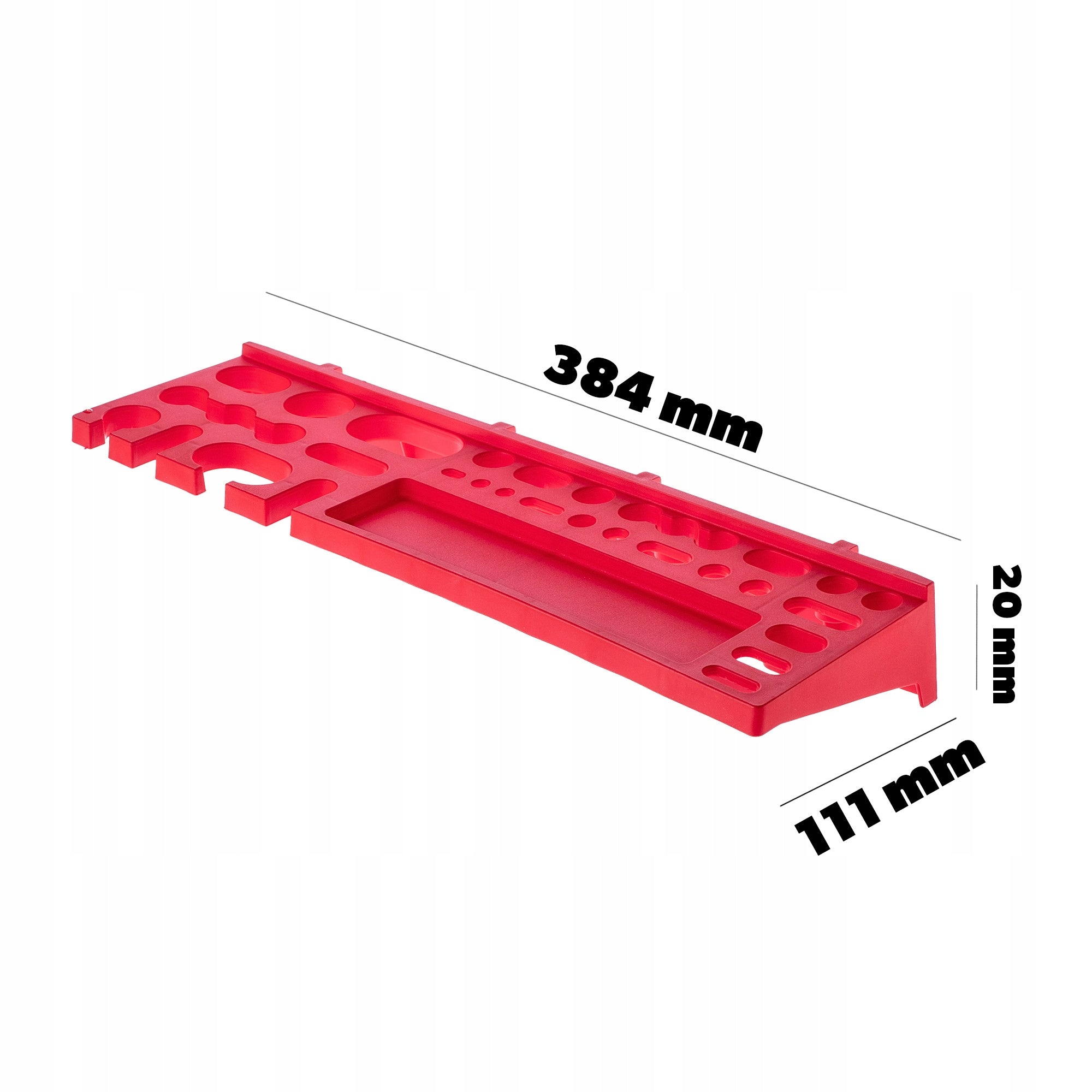 TOOL BOARD WORKSHOP WALL 232x78cm 112 CUVETTE 40 HANDLES GARAGE Product height 78 cm