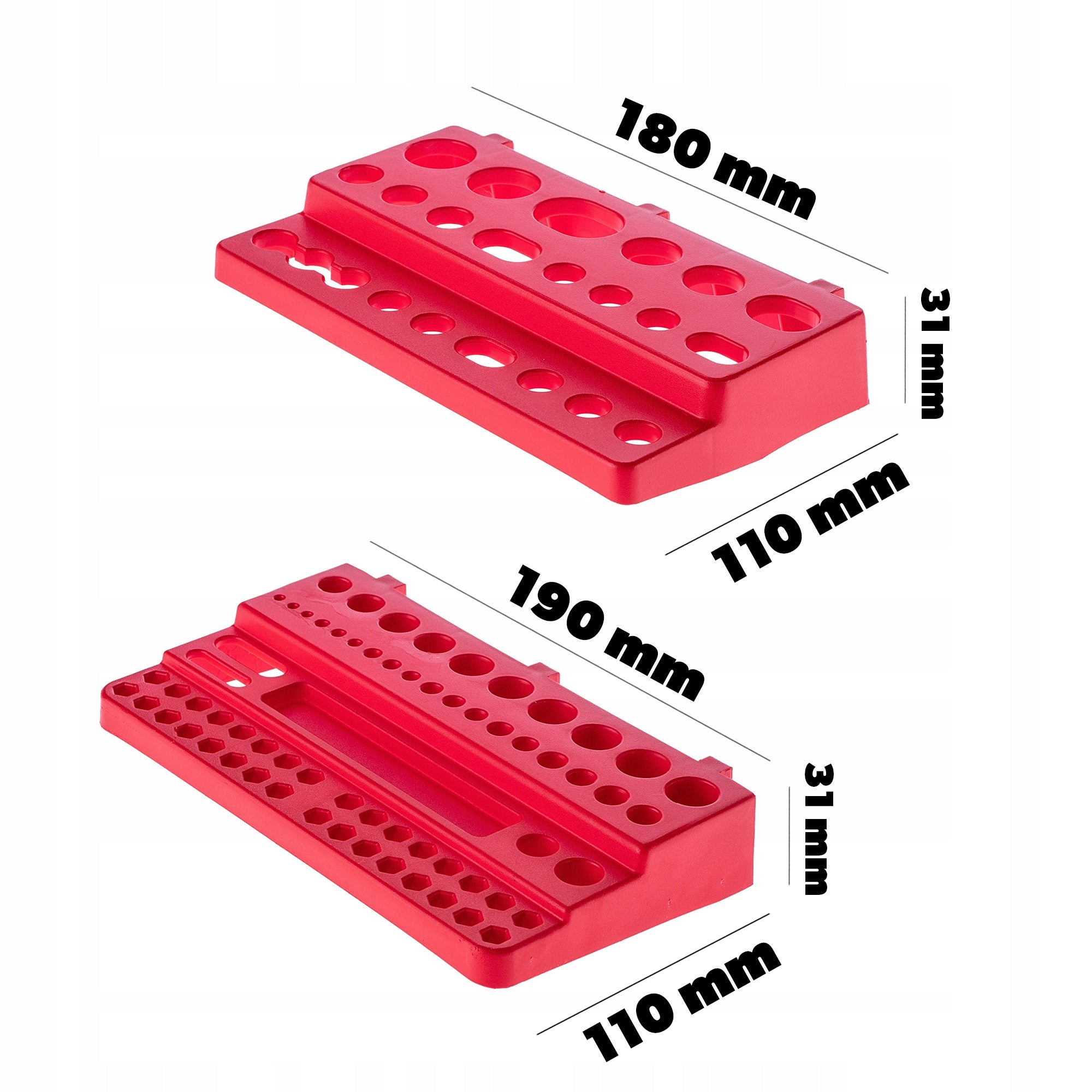 TOOL BOARD WORKSHOP WALL 232x78cm 112 CUVETTE 40 HANDLES GARAGE Product width 232 cm