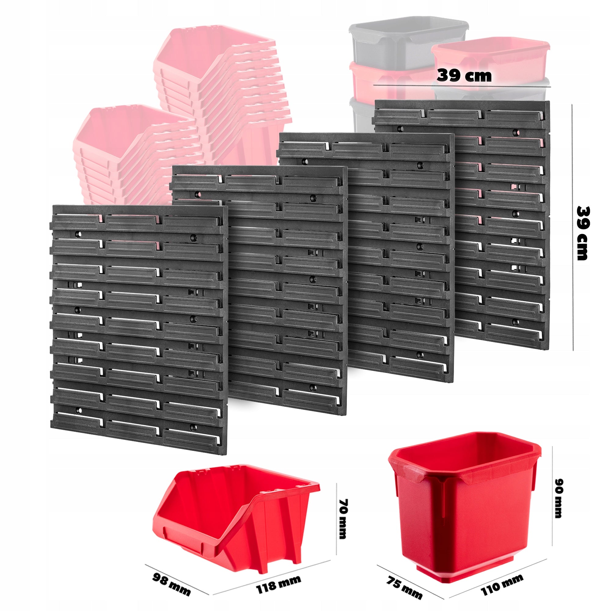 TOOL BOARD WORKSHOP WALL 78x78cm 51EL GARAGE LITTER BOX TOOLS Brand Kadax