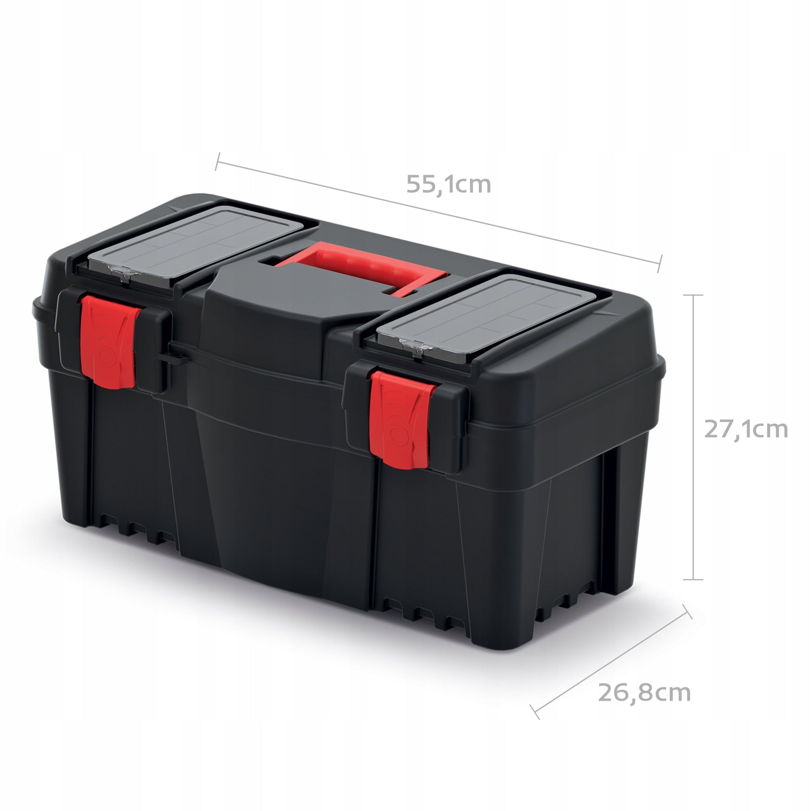 TOOL BOX ORGANIZER CLOSED CONTAINER SUITCASE TRUNK 551 x 271 mm Manufacturer code HNW-49004