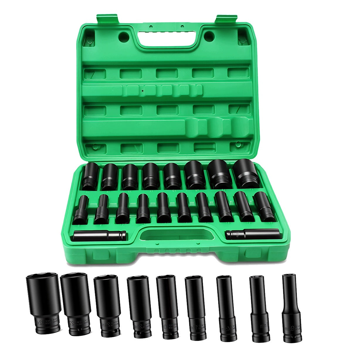 TOOL BOX–CASE WITH CAPS AND TOOL CAPS FOR WORKSHOP