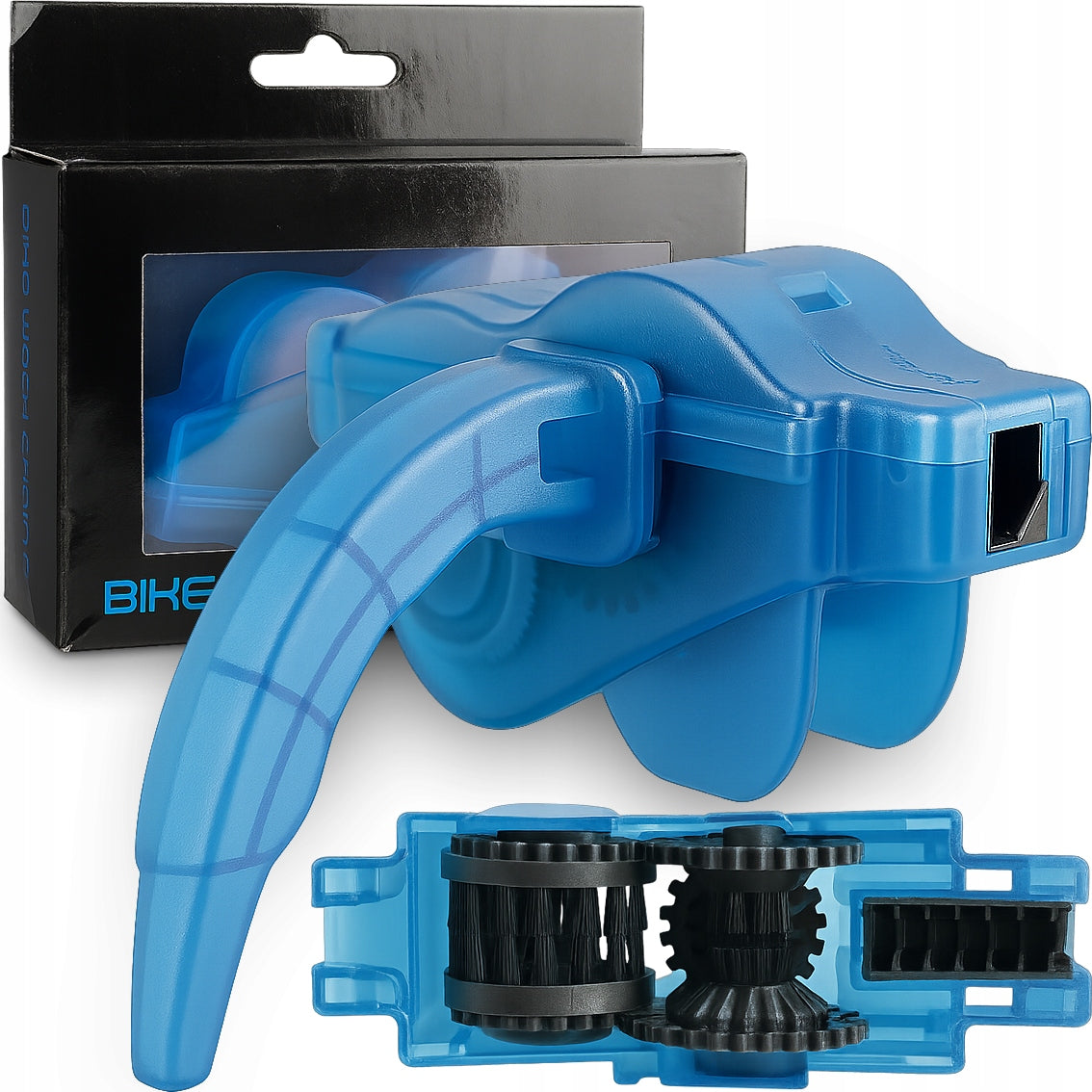 TOOL BRUSH FOR CLEANING AND LUBRICATING THE BICYCLE CHAIN OF THE BIKE
