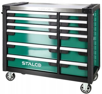 TOOL CABINET 12 DRAWERS WITH EQUIPMENT STAINLESS STEEL TOP STALCO Manufacturer code S026399207