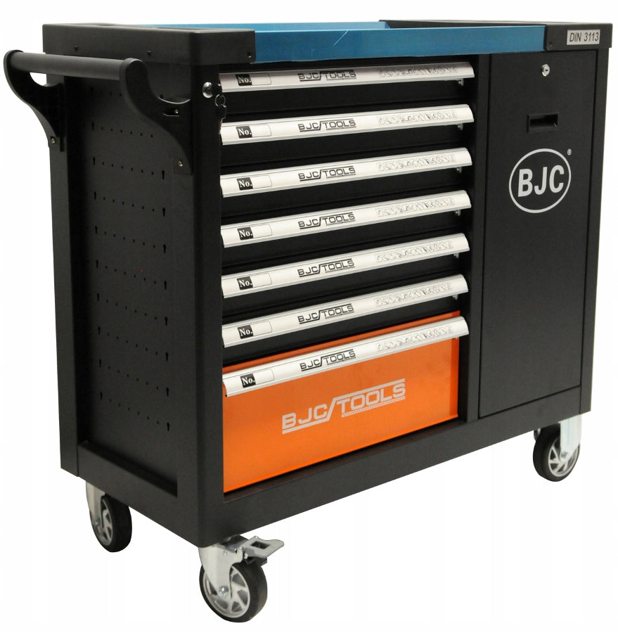 TOOL CABINET SERVICE WORKSHOP TROLLEY WITH TOOLS 306 ELEMENTS Product width 103 cm