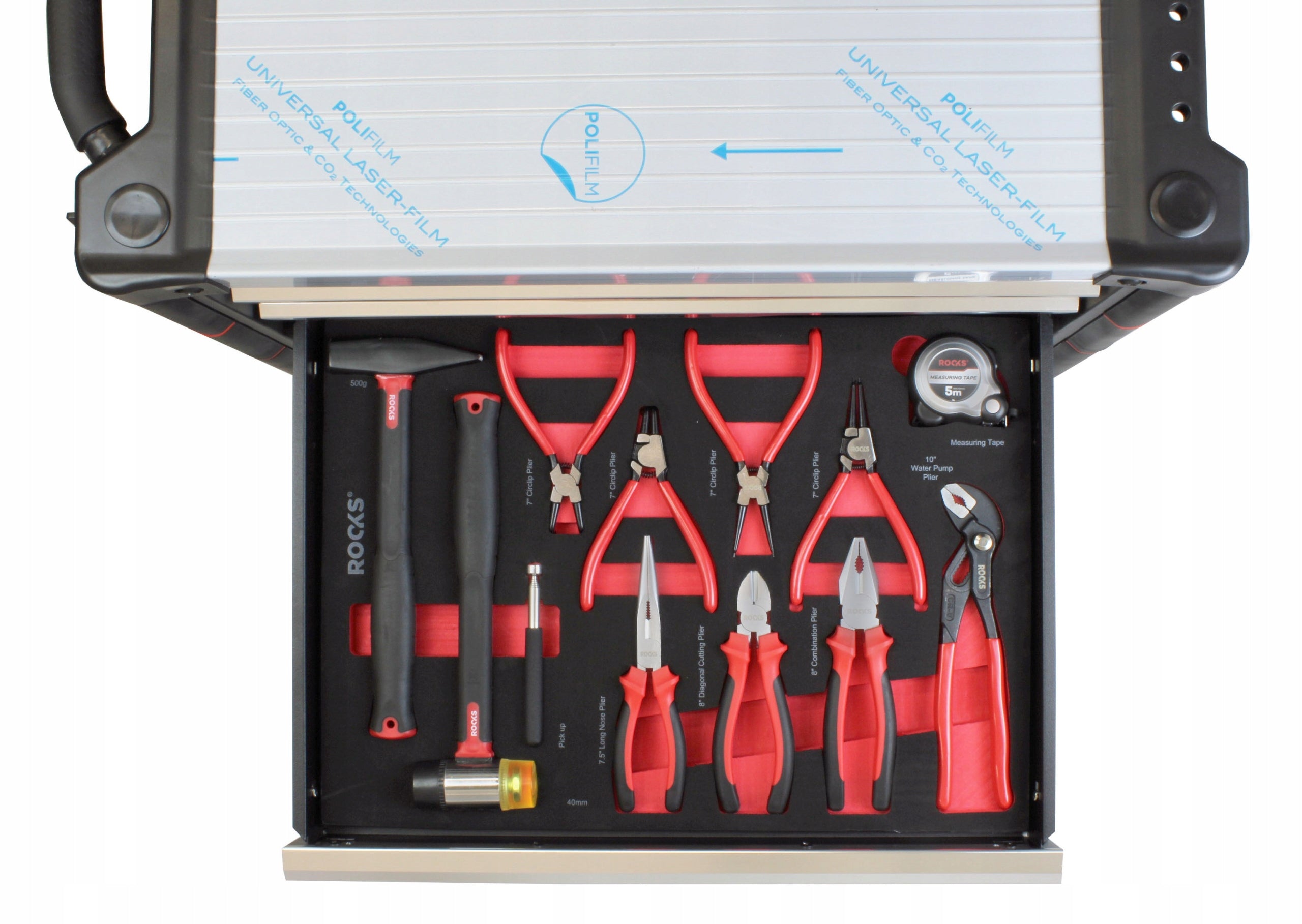 TOOL CABINET WITH EQUIPMENT 276 TOOLS 7 DRAWERS TOOL TROLLEY Product width 70 cm