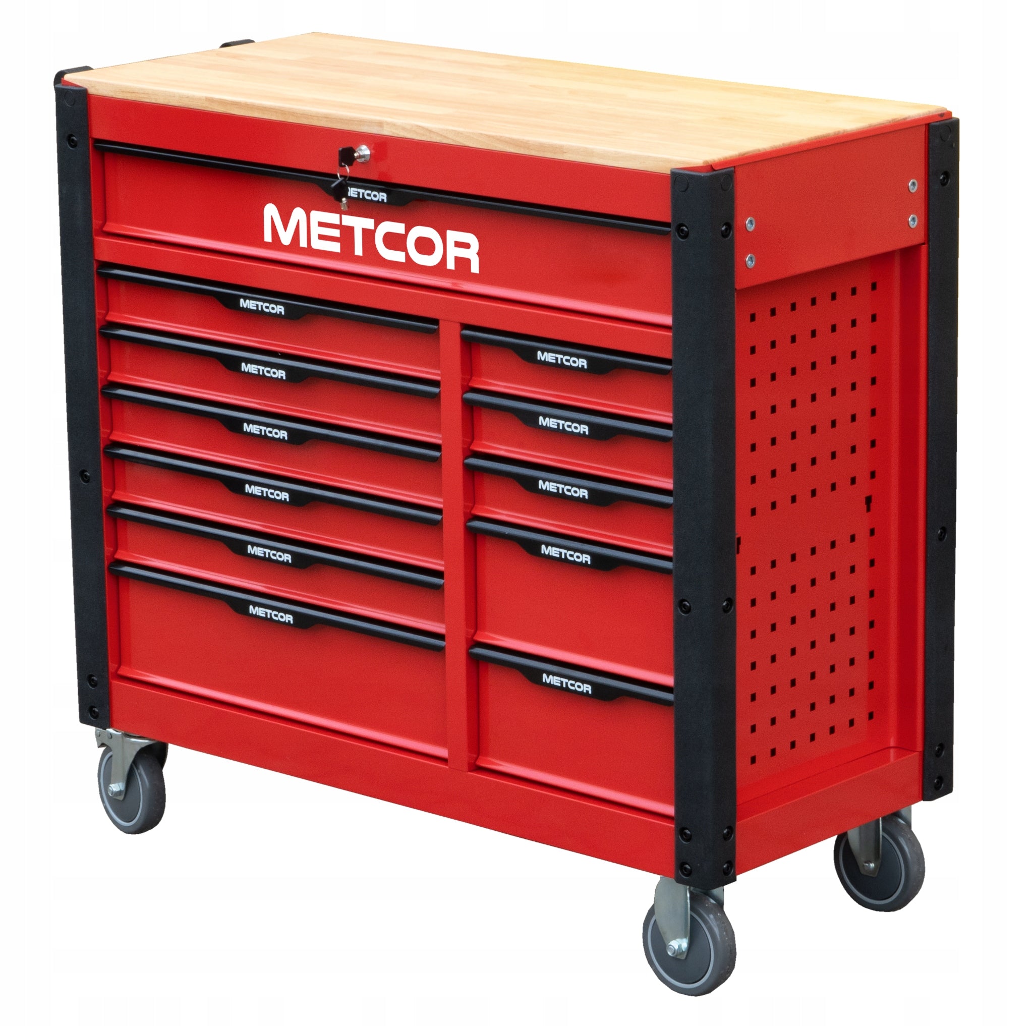 TOOL CABINET WORKBENCH DRAWER TROLLEY METCOR CD912 12 DRAWERS Manufacturer code METCOR CD912