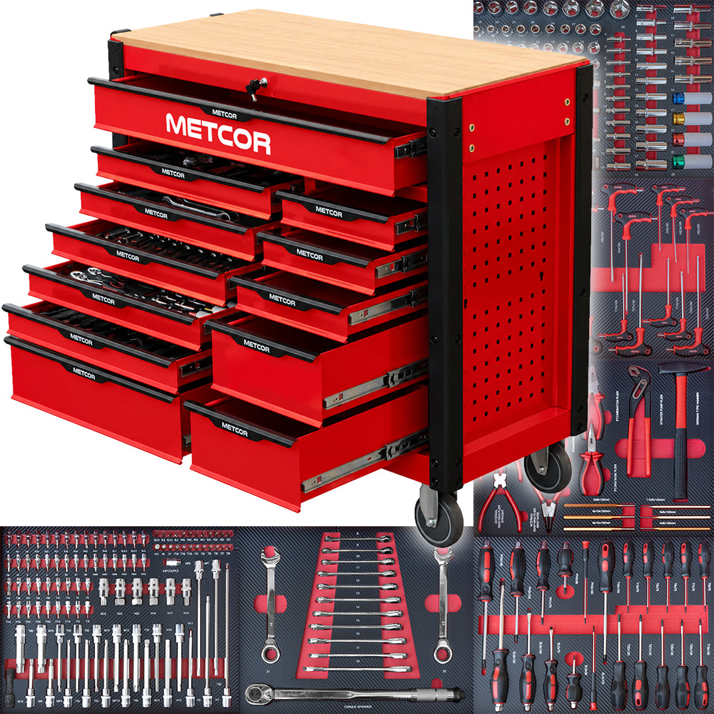 TOOL CABINET WORKBENCH DRAWER TROLLEY METCOR CD912 TOOLS