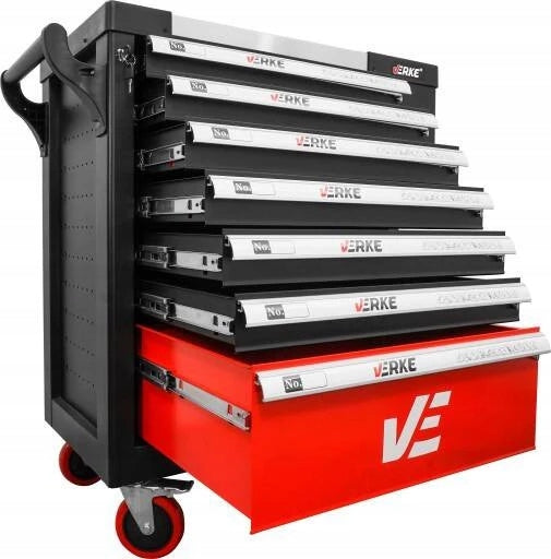 TOOL CABINET WORKSHOP TROLLEY 154el VERKE V33111 Brand Verke