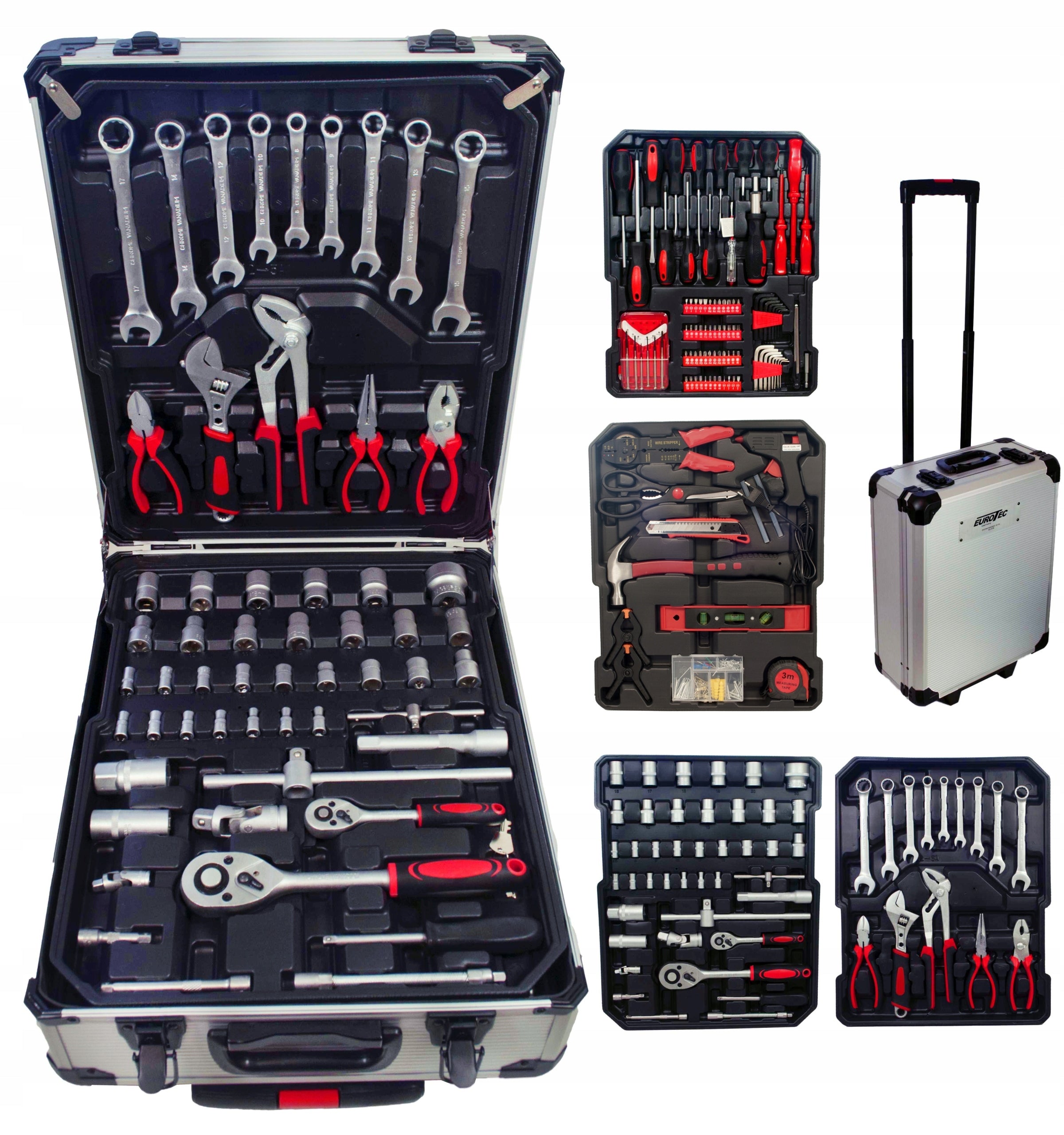 TOOL CASE SET OF TOOLS KEYS 300 ELEMENTS SUPER SET XXXl