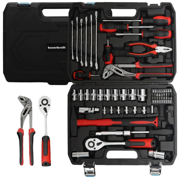 TOOL CASE TOOL SET WRENCHES SCREWDRIVERS PLIERS 58 ELEMENTS Manufacturer code 5907881277826