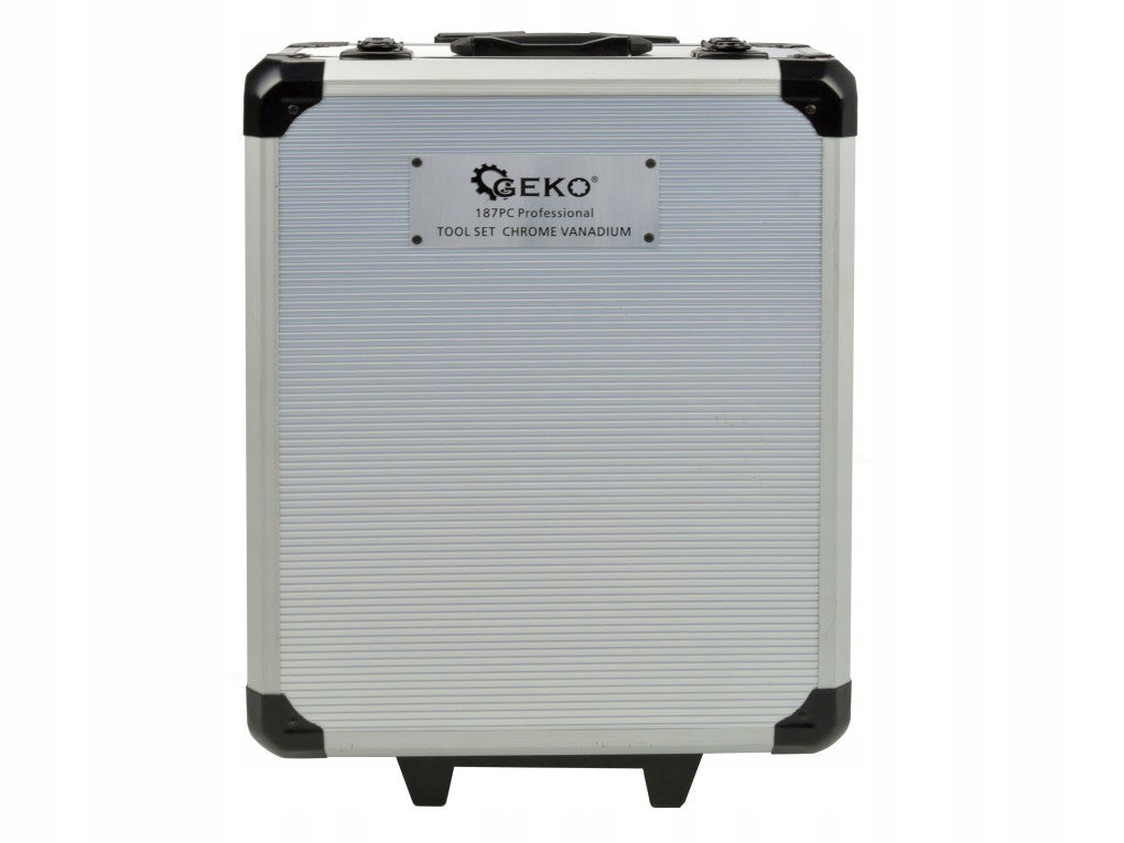 TOOL CASE WITH EQUIPMENT 187PCS BOX Brand Geko