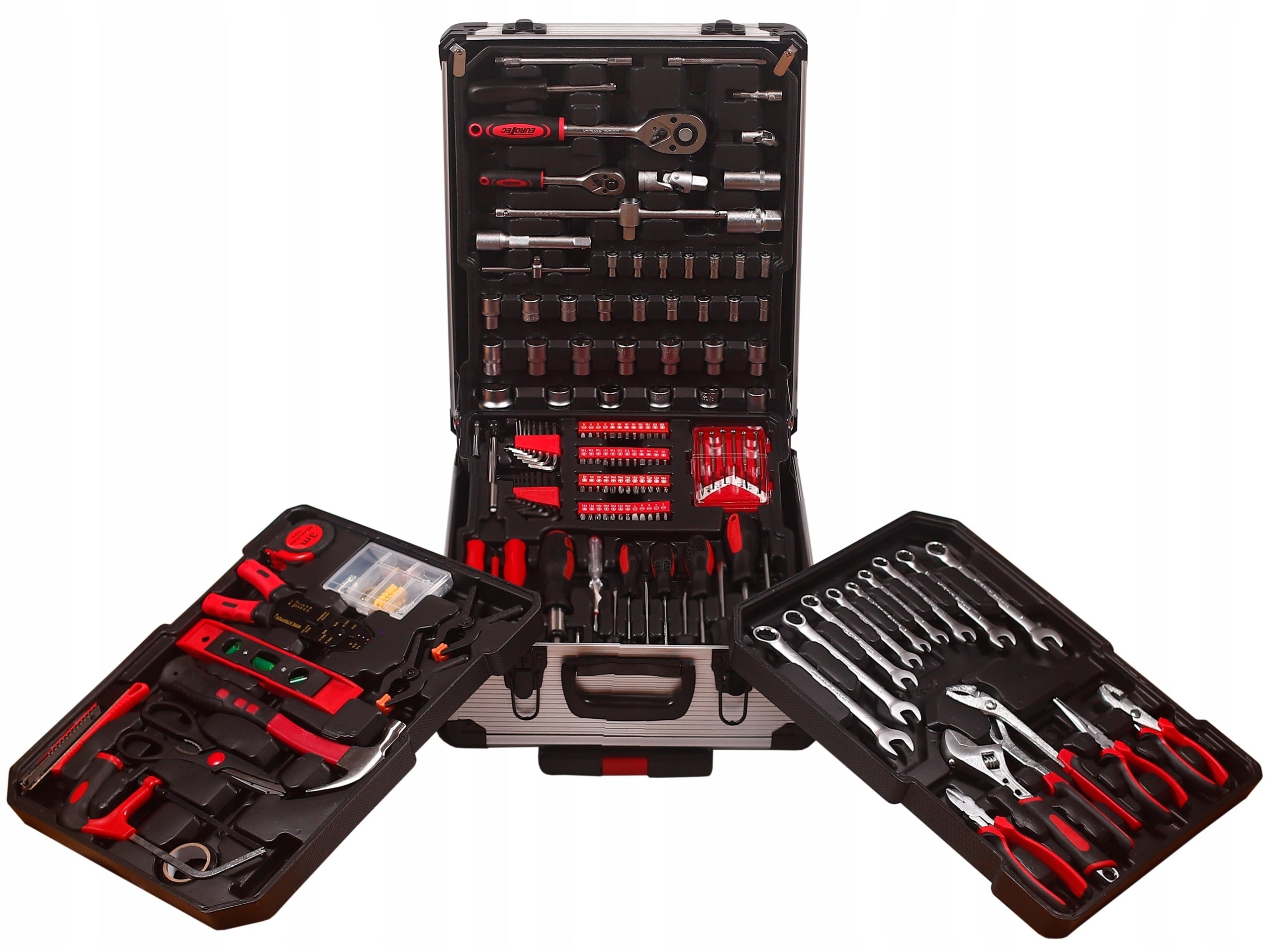 TOOL CASE WRENCH TOOL SET 300 ELEMENTS BIT CAPS STRONG Packaging status original