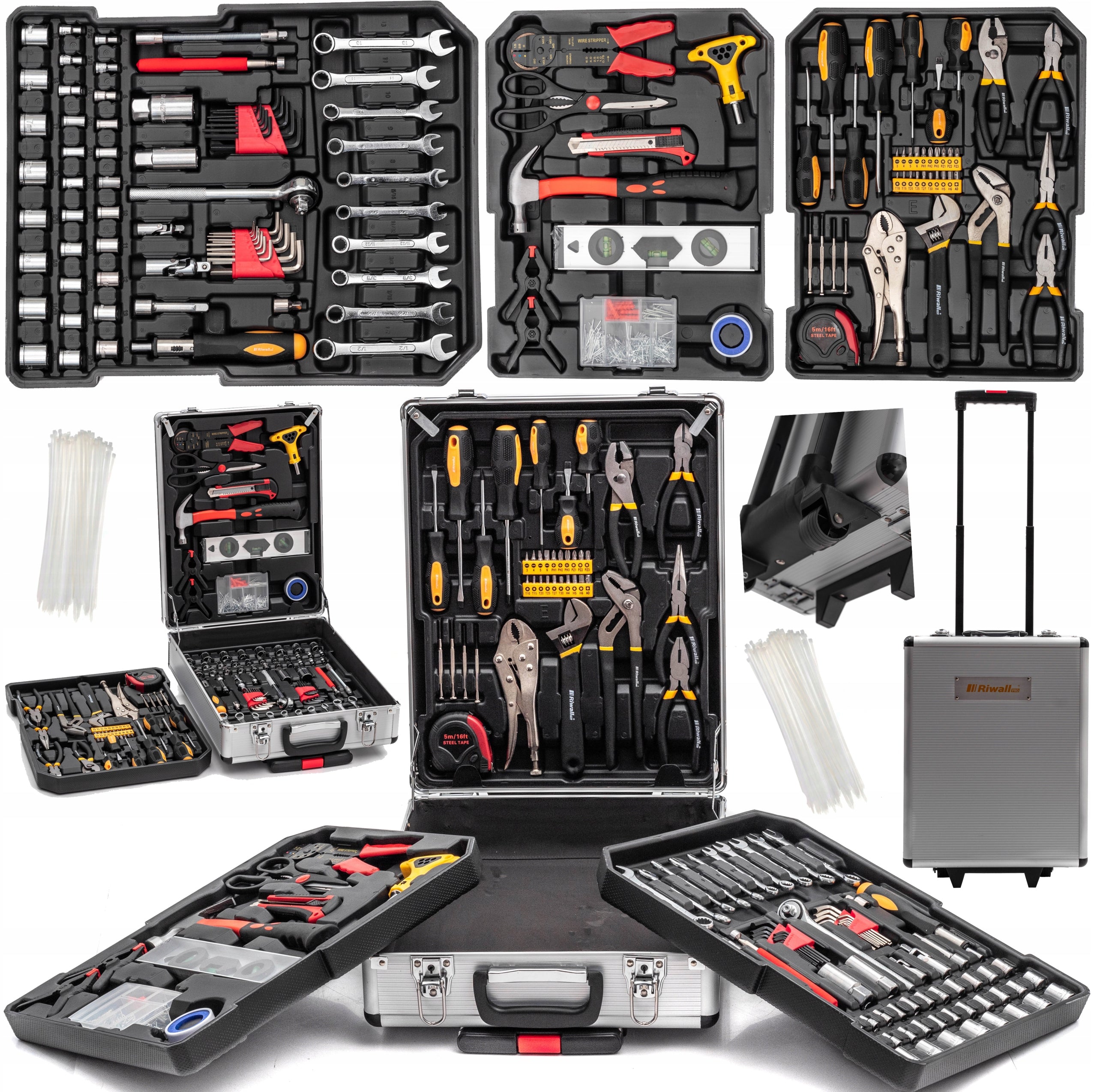 TOOL CASE WRENCH TOOL SET 750 ELEMENTS SUPER SET Manufacturer code ZESTAW NARZĘDZI WALIZKA NARZEDZIOWA XXL