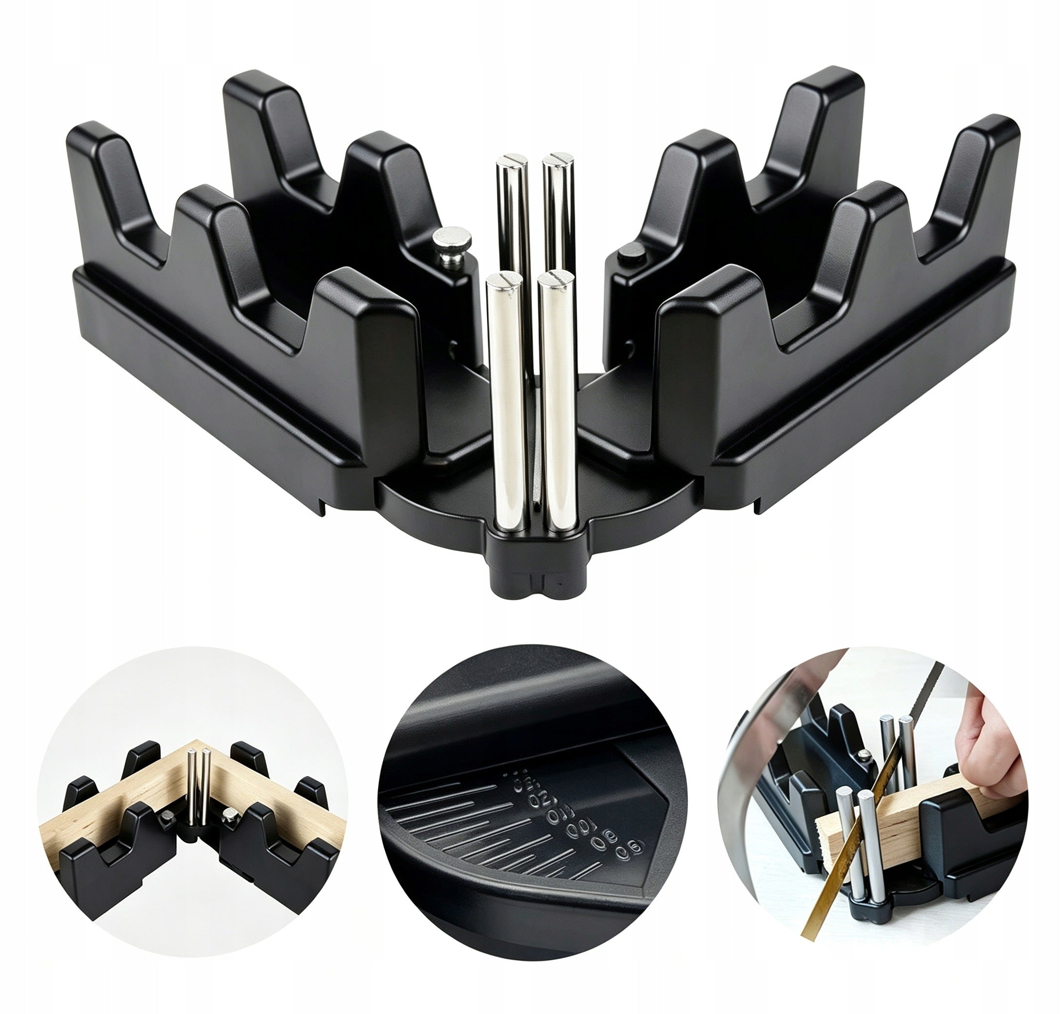 TOOL FOR CUTTING DIAGONAL ANGLES PROTRACTOR 2IN1 ABS PUNCH BOX