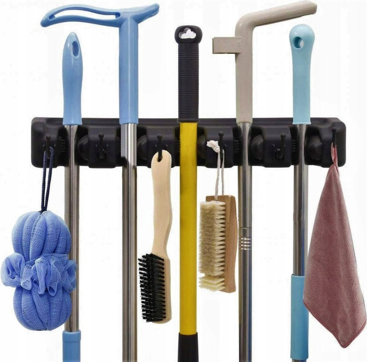 TOOL HOLDER BROOM MOP RAKE GARDEN BRUSH STRIP