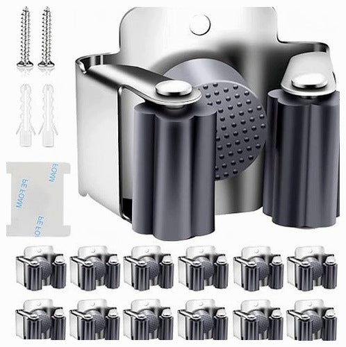 TOOL HOLDER SELF-ADHESIVE STEEL SET OF 12 PIECES WORKSHOP
